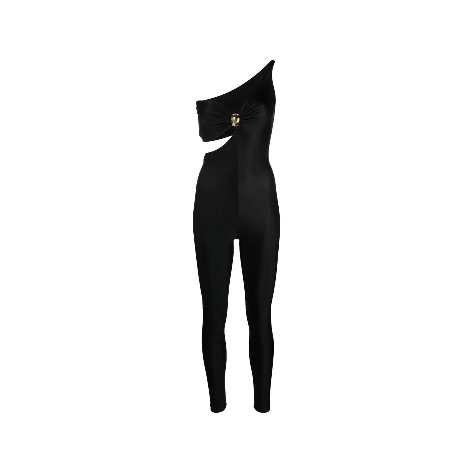 Saint Laurent One-Shoulder Playsuit sold by Siebentaschen