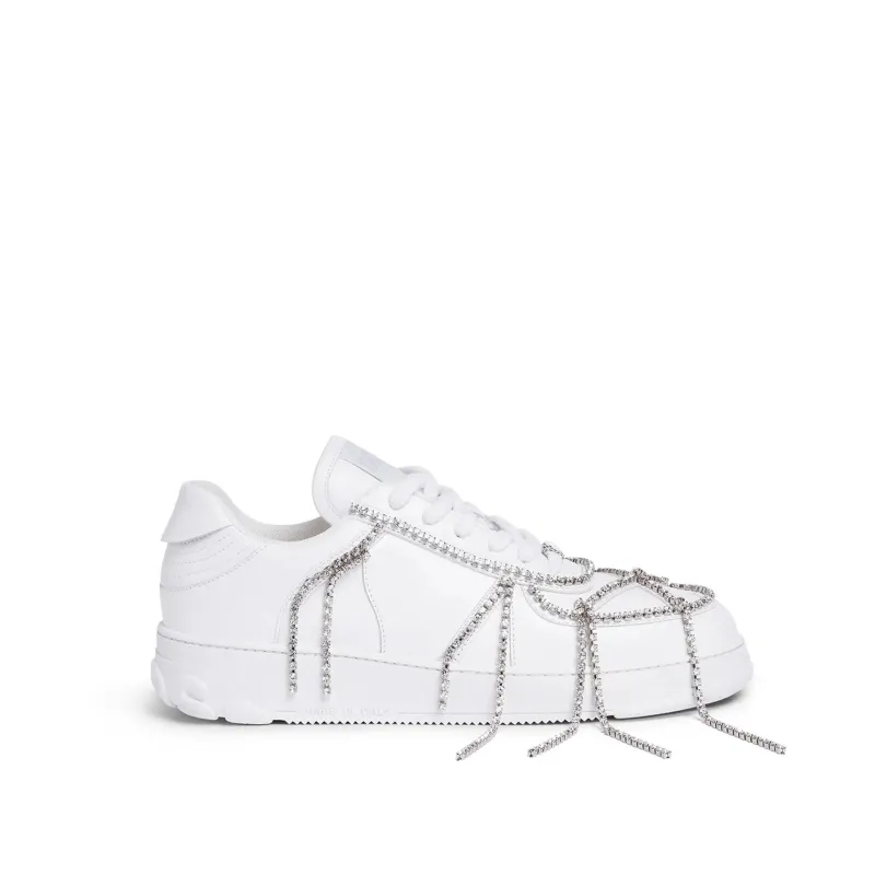 GCDS Crystal-Embellished Sneakers sold by Siebentaschen