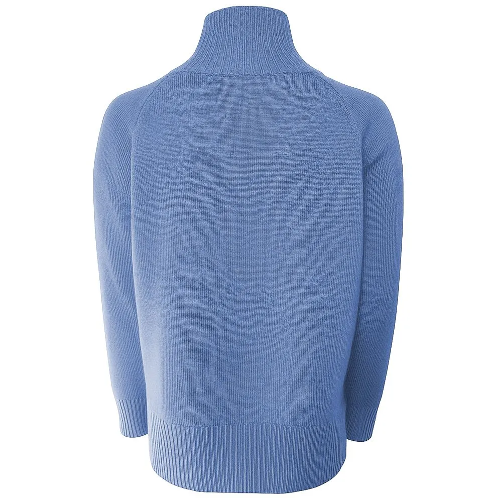 Emilio Romanelli Blue Cashmere Women Sweater sold by Siebentaschen product image thumbnail 2