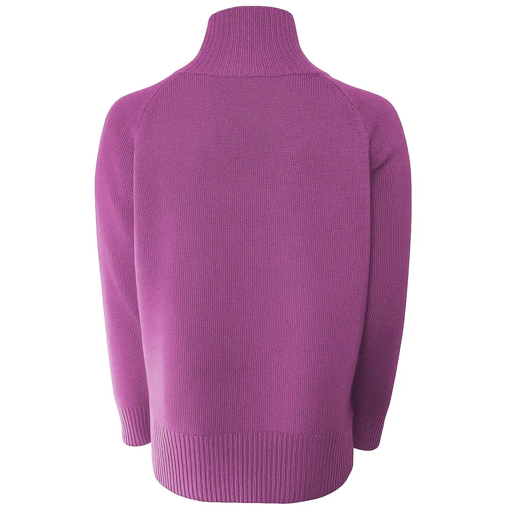 Emilio Romanelli Purple Cashmere Women Sweater sold by Siebentaschen product image thumbnail 2