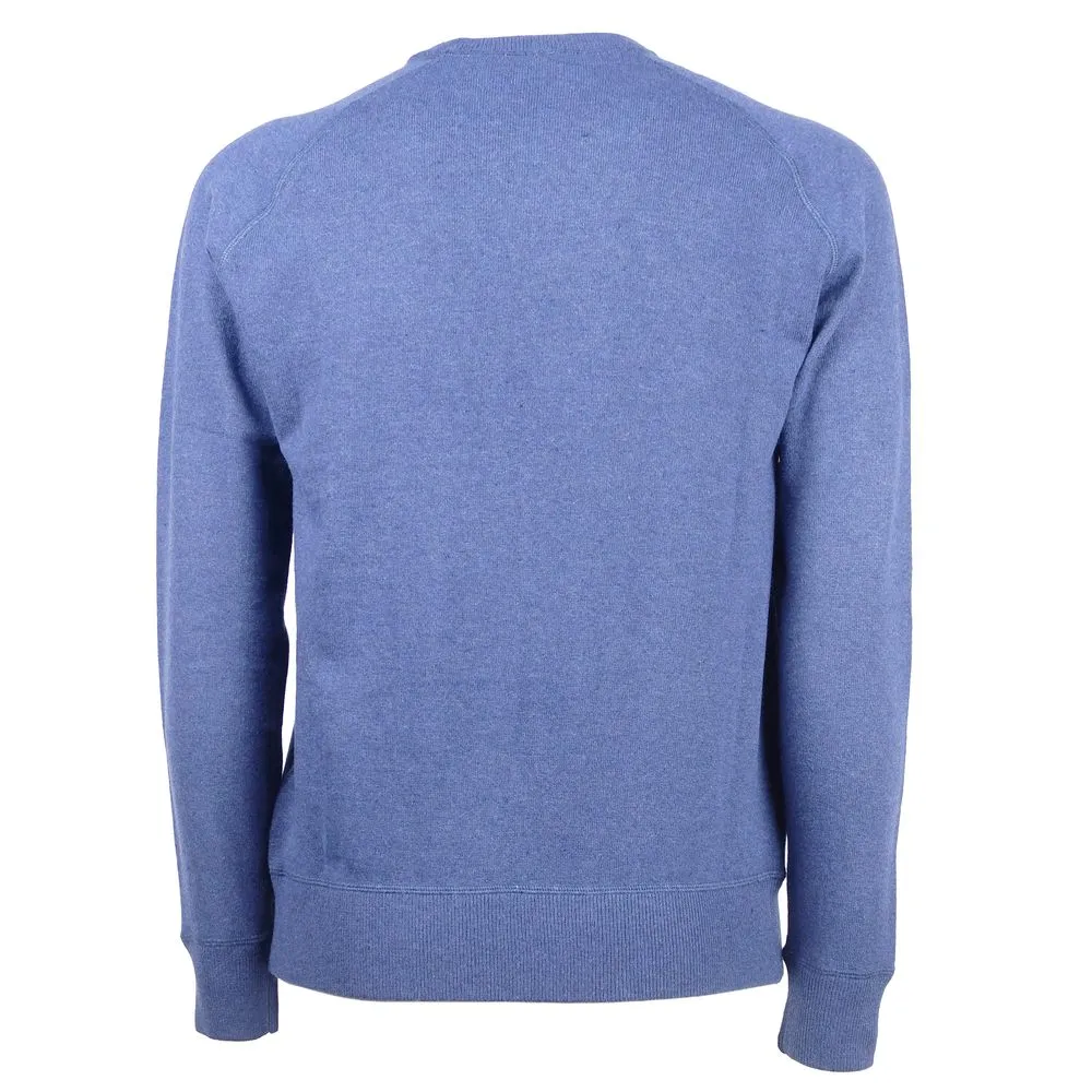 Emilio Romanelli Blue Cashmere Men Sweater sold by Siebentaschen product image thumbnail 2