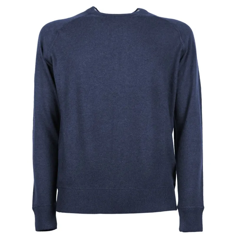 Emilio Romanelli Blue Cashmere Men Sweater sold by Siebentaschen