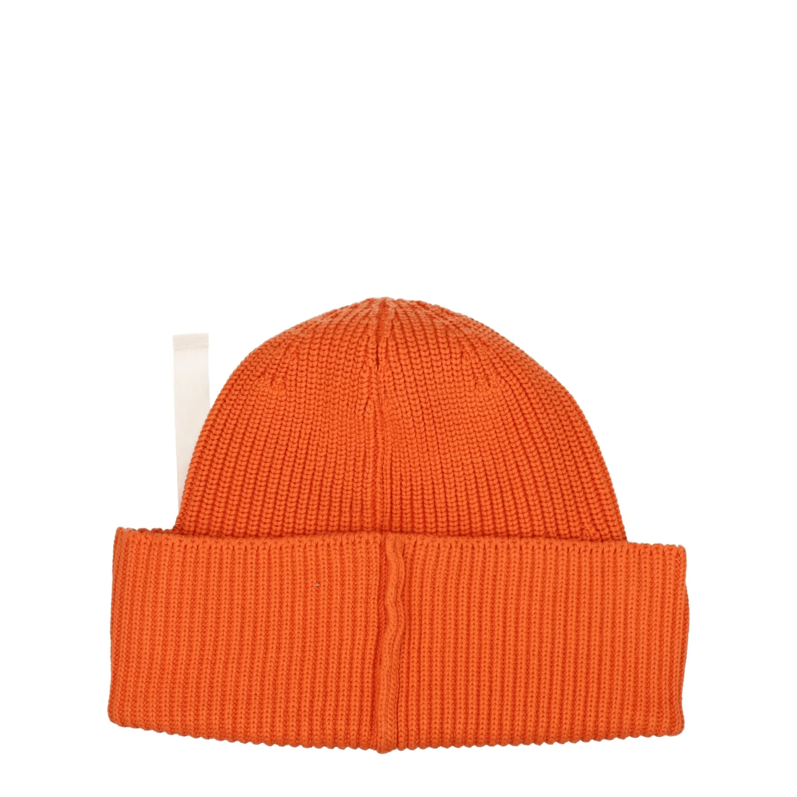 Jacquemus Orange Cotton Beanie sold by Siebentaschen product image thumbnail 2