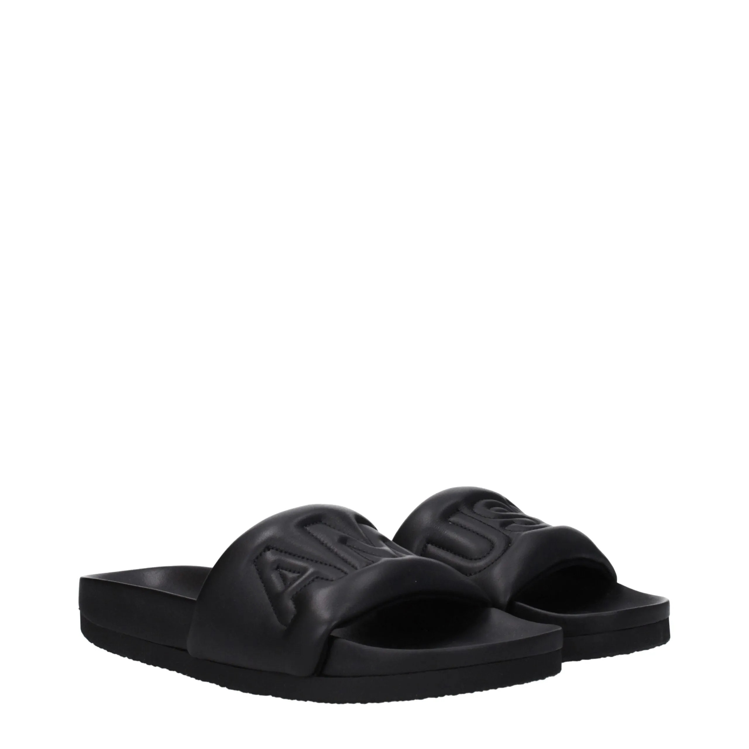 Ambush Black Leather Slippers sold by Siebentaschen product image thumbnail 2
