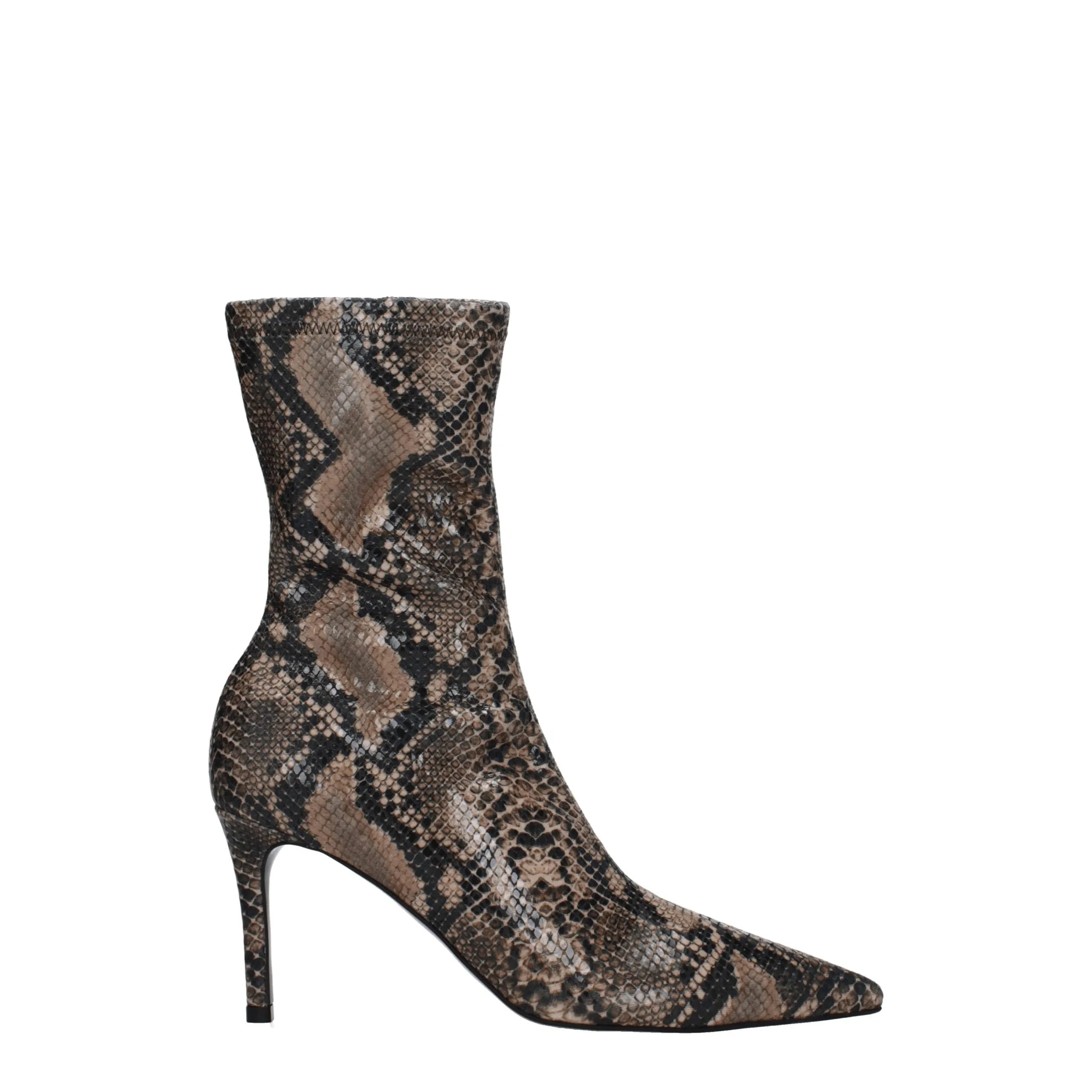 Stella McCartney Brown Leather Ankle Boots sold by Siebentaschen