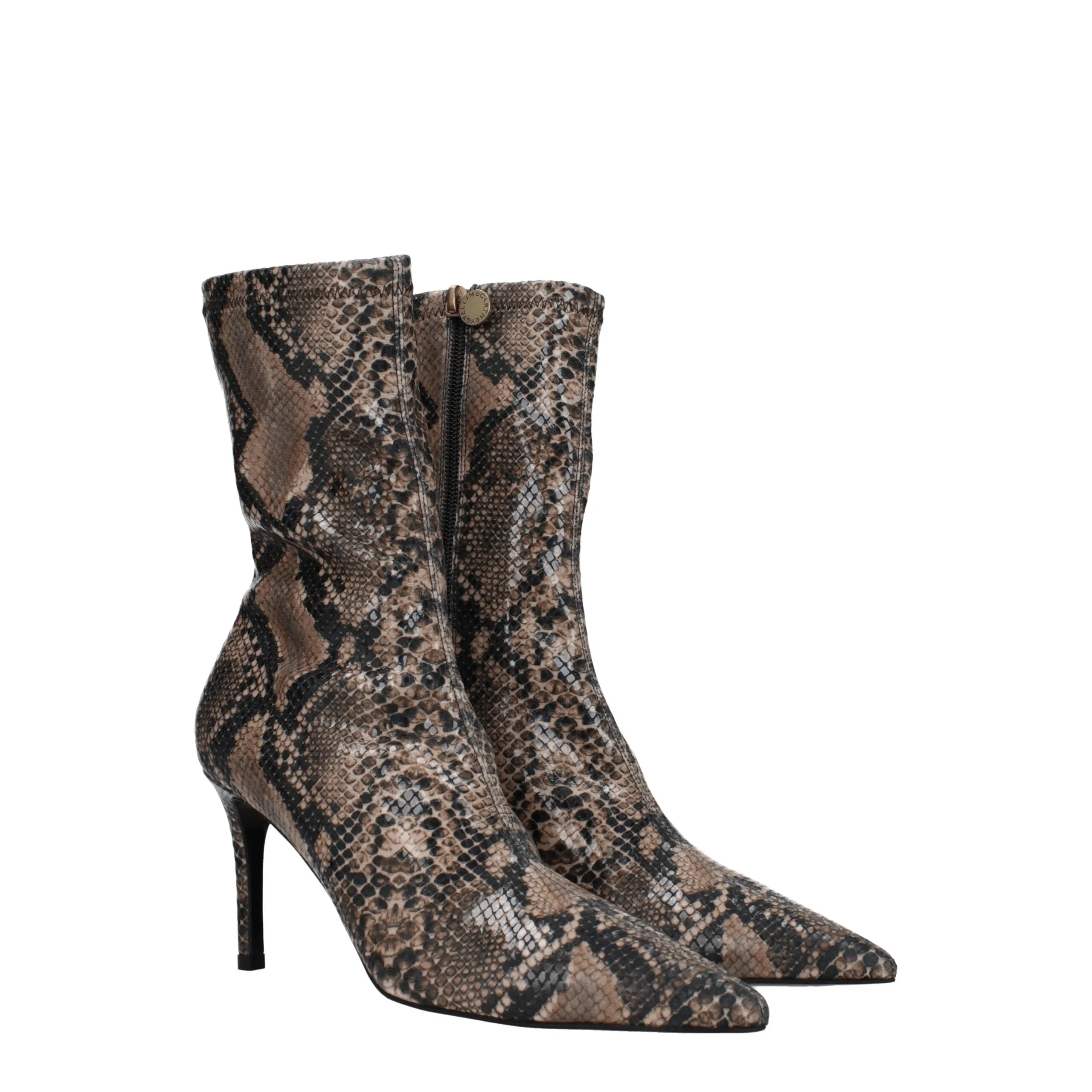 Stella McCartney Brown Leather Ankle Boots sold by Siebentaschen product image thumbnail 2