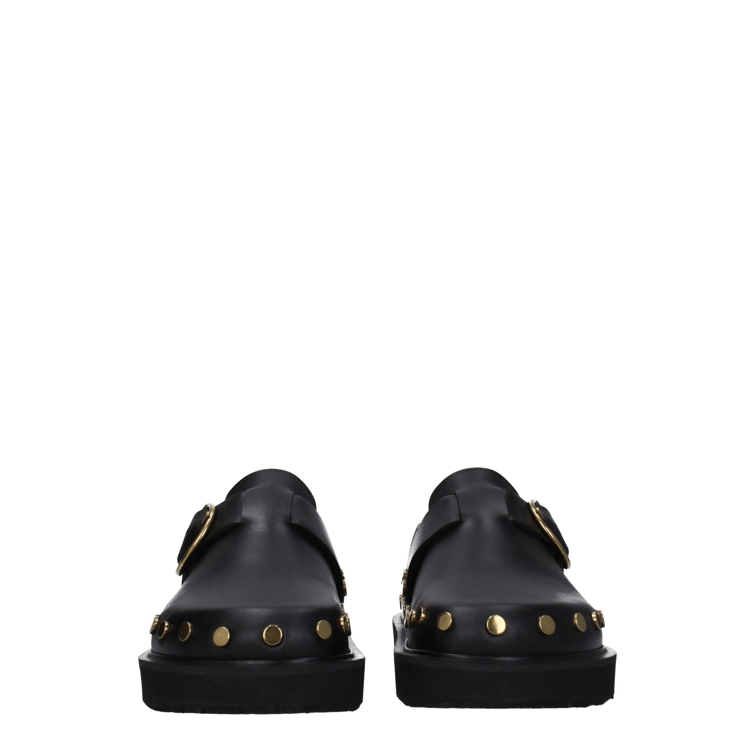 Isabel Marant Black Leather Slippers sold by Siebentaschen product image thumbnail 3