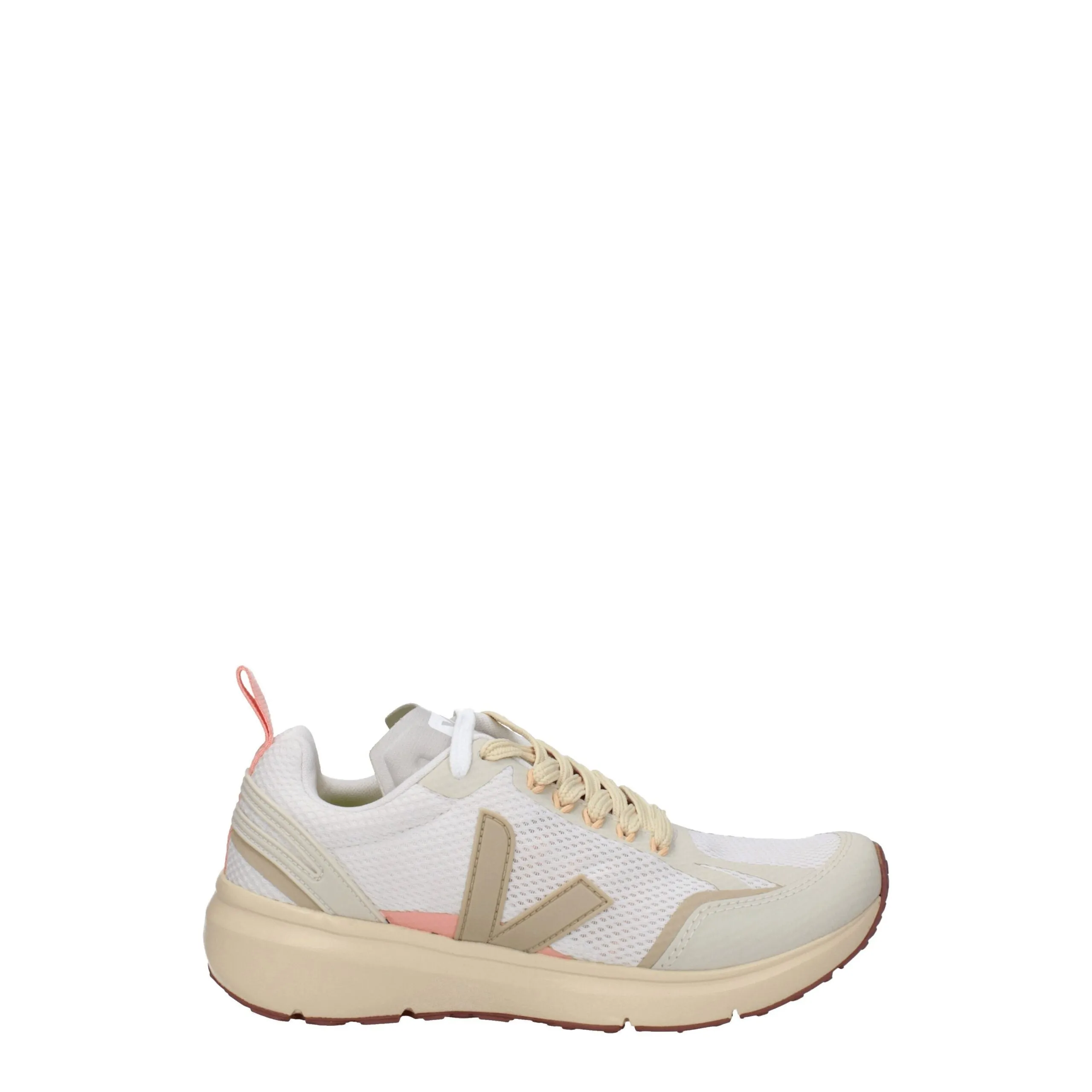 Veja Beige Fabric Athletic Sneakers sold by Siebentaschen