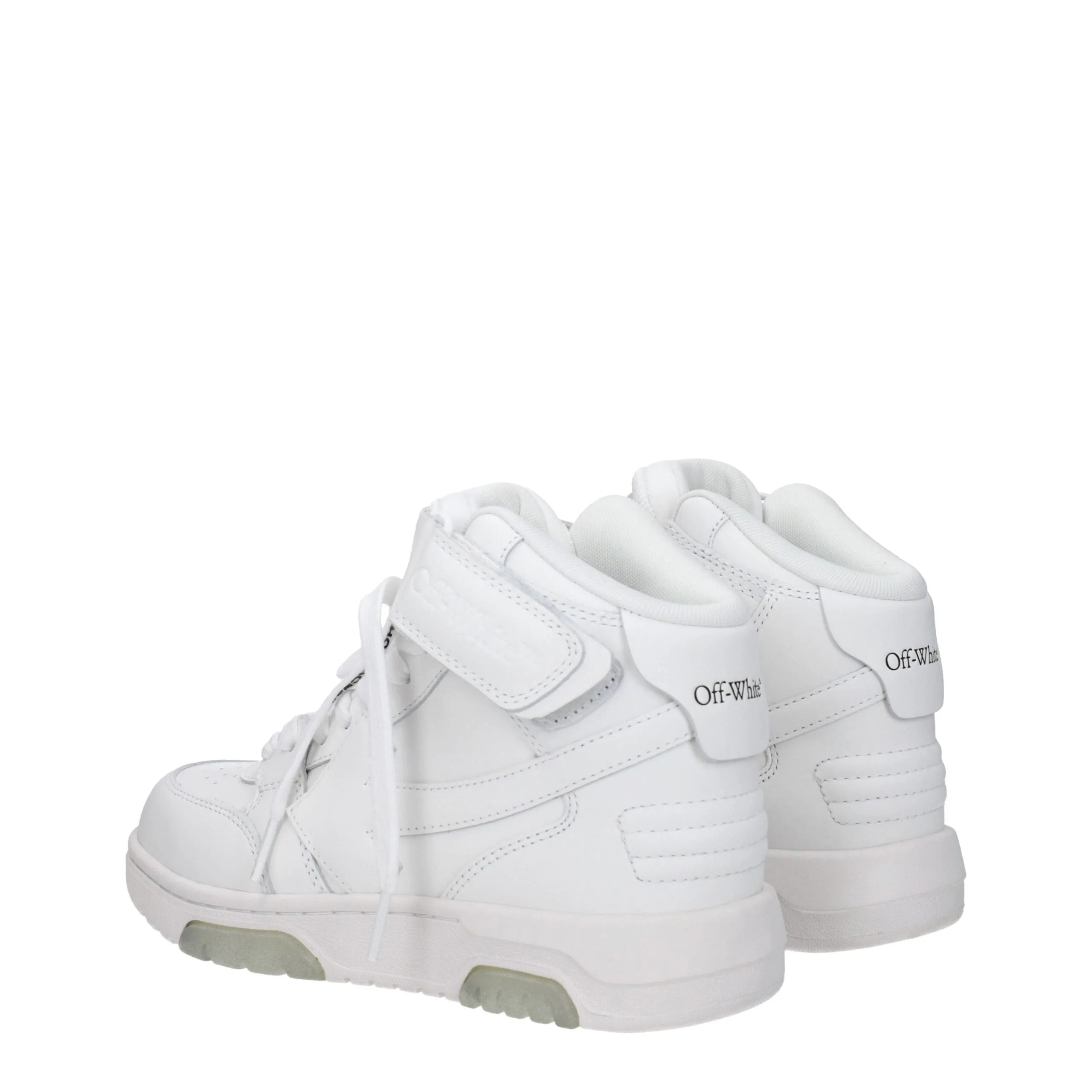 Off-White White Leather High Top Sneakers sold by Siebentaschen product image thumbnail 4