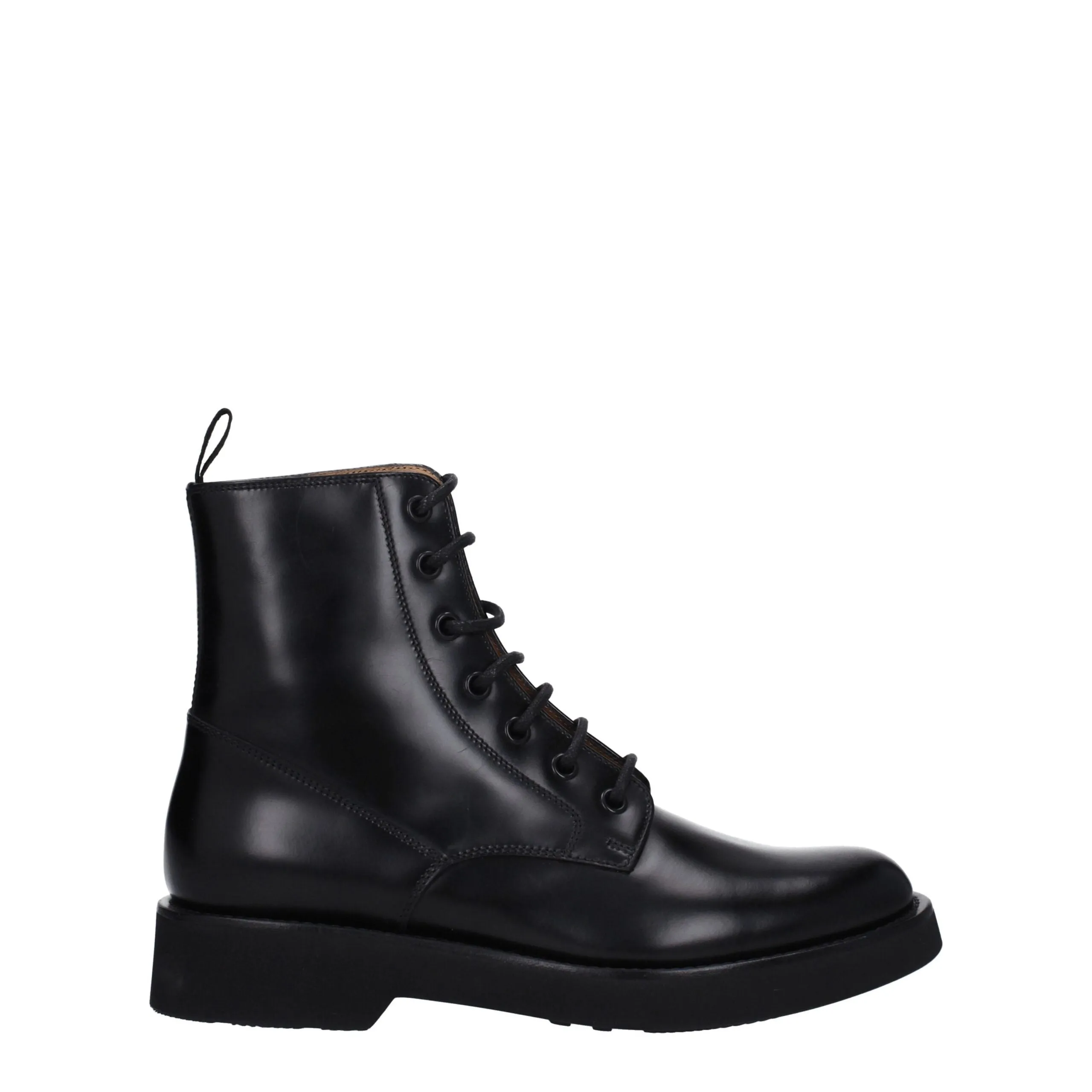 Church's Black Leather Ankle Boots sold by Siebentaschen