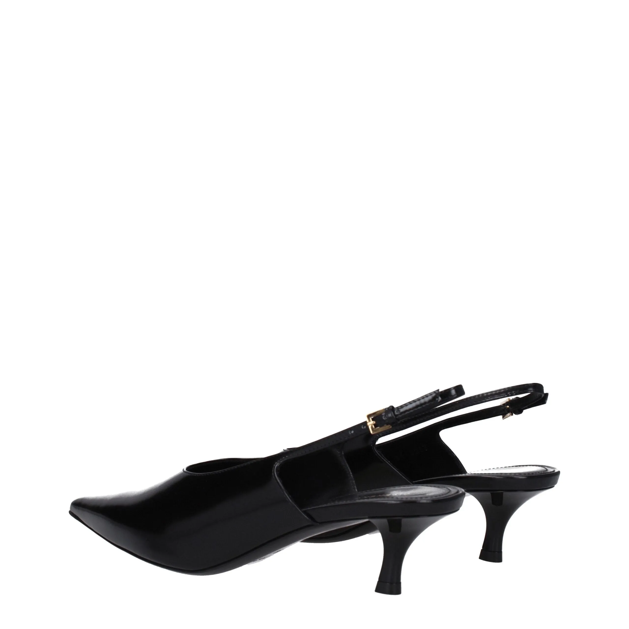 Givenchy Black Leather Mid Heel Pumps sold by Siebentaschen product image thumbnail 4