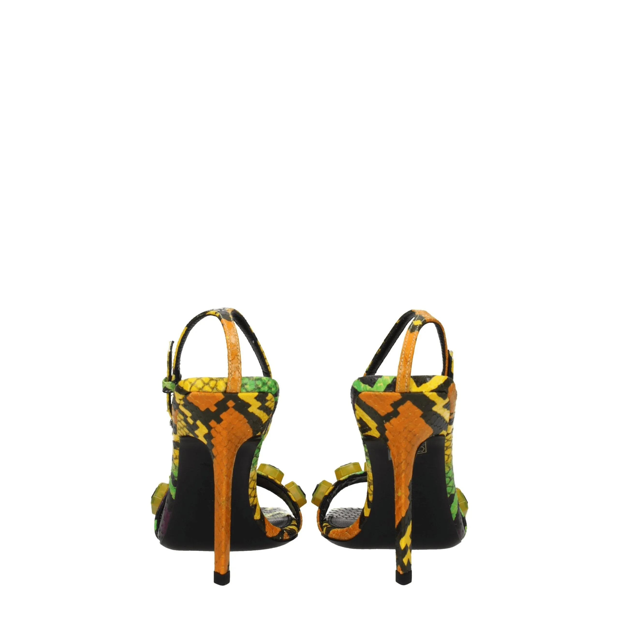 The Attico Multicolor Leather Stiletto Heel Sandals sold by Siebentaschen product image thumbnail 5