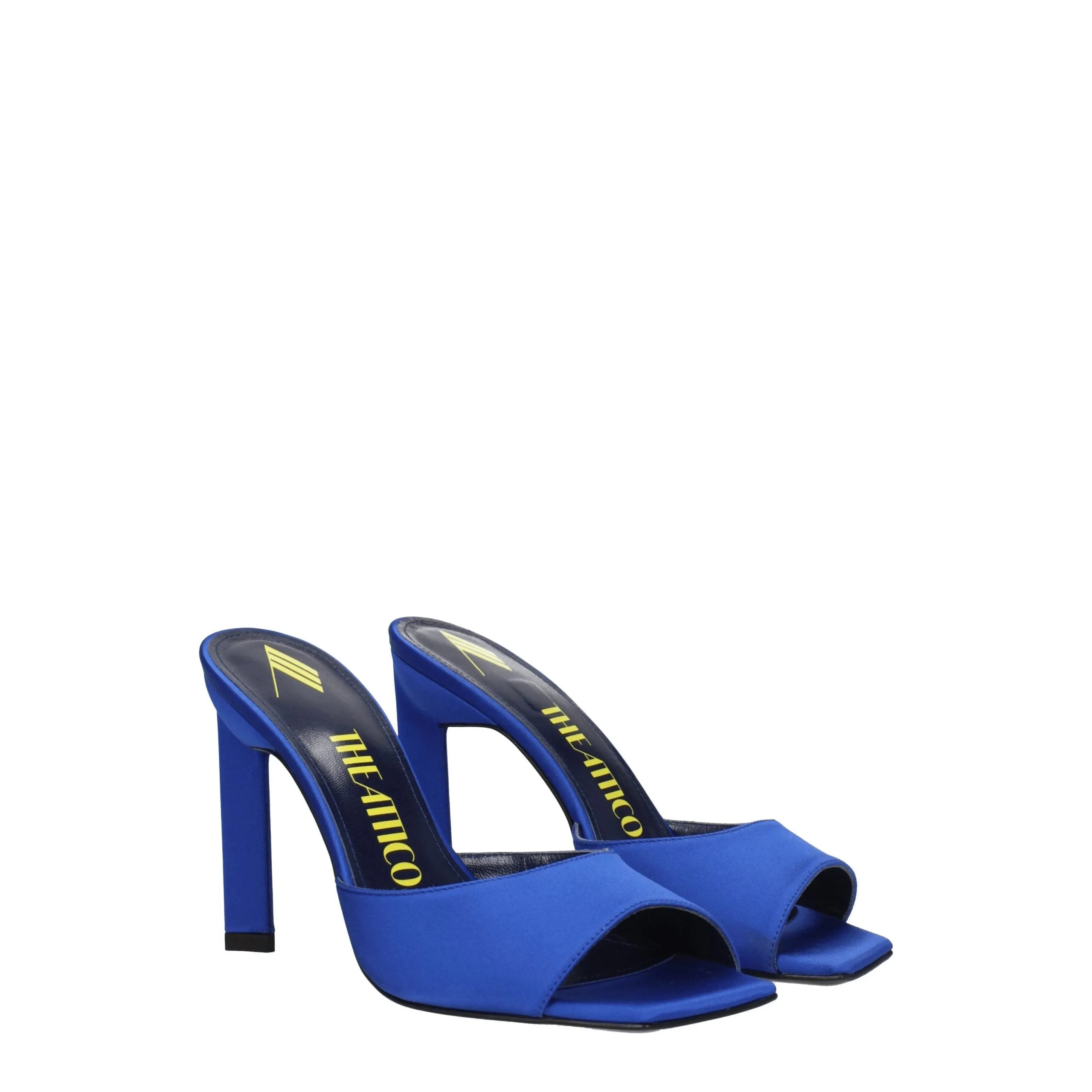 The Attico Blue Satin Stiletto Heel Sandals sold by Siebentaschen product image thumbnail 2