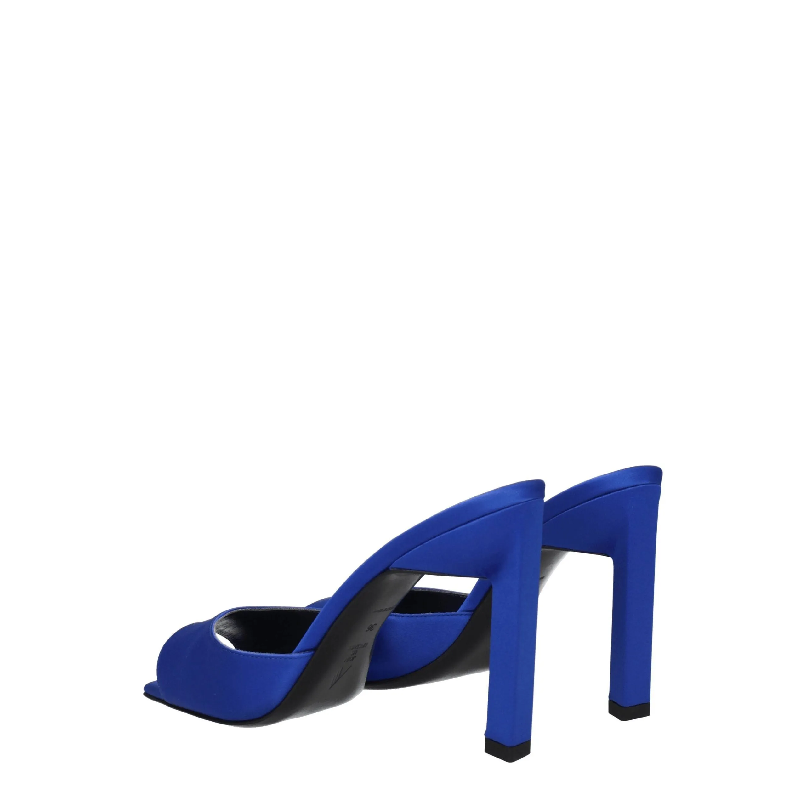 The Attico Blue Satin Stiletto Heel Sandals sold by Siebentaschen product image thumbnail 4