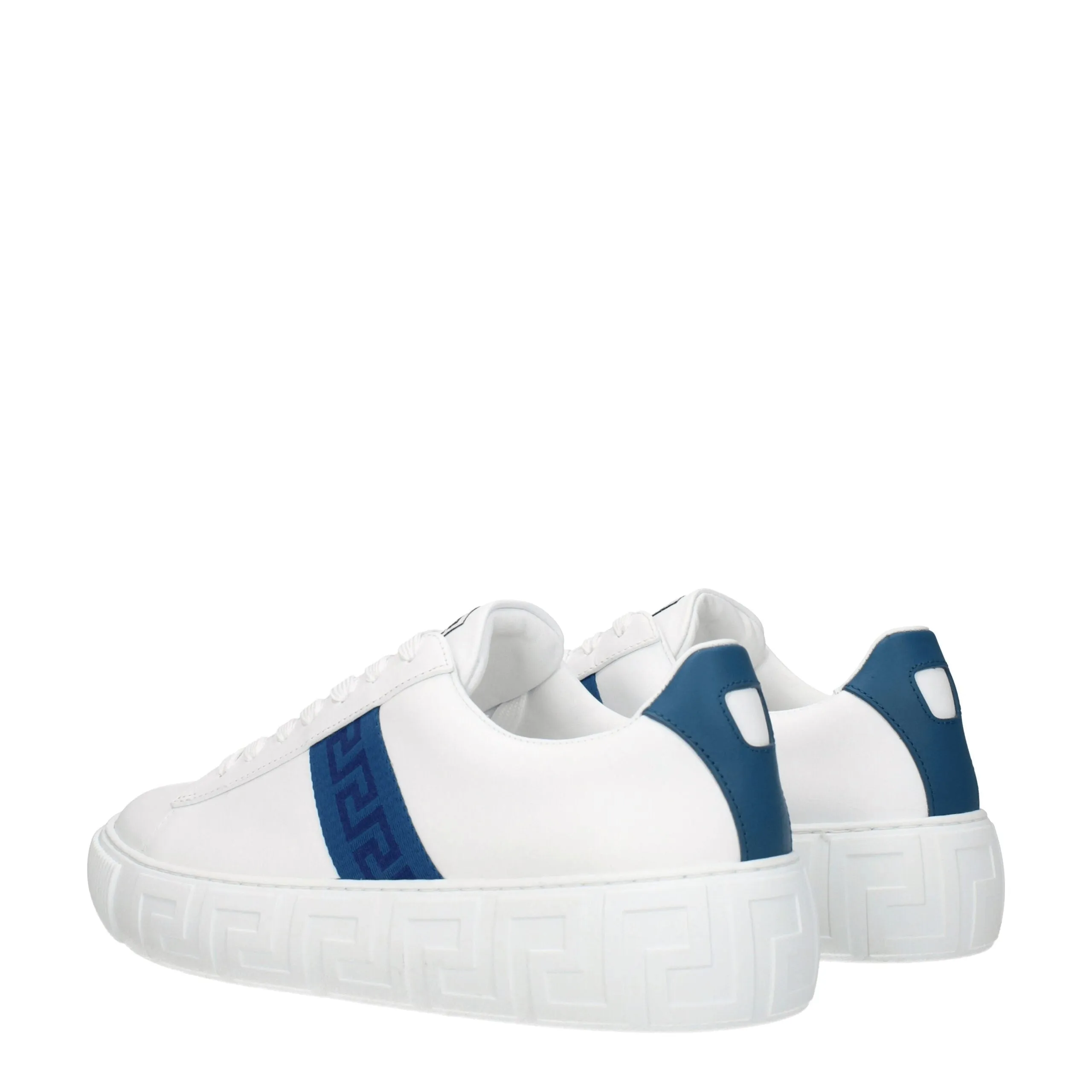 Versace White Leather Low Top Sneakers sold by Siebentaschen product image thumbnail 4
