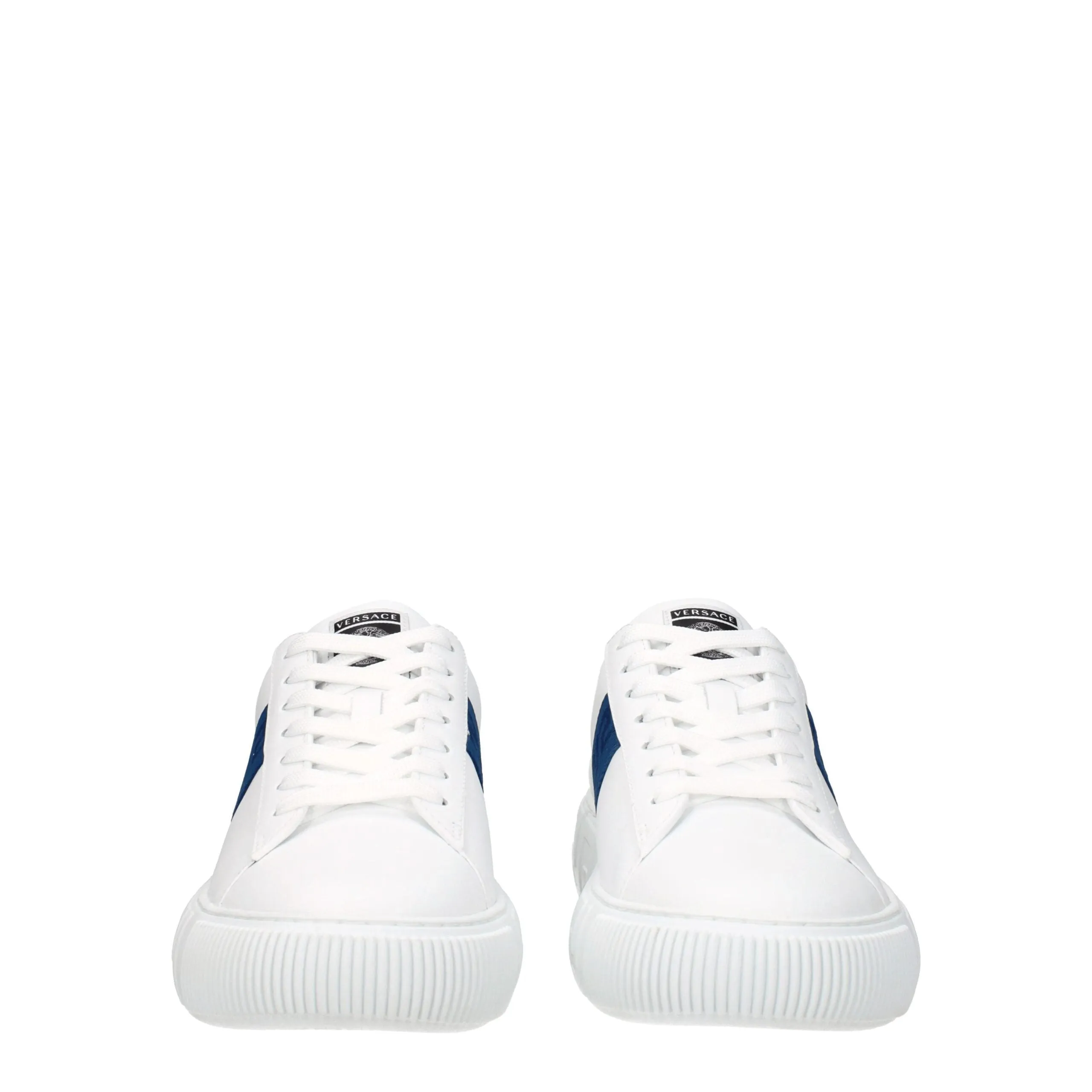 Versace White Leather Low Top Sneakers sold by Siebentaschen product image thumbnail 3