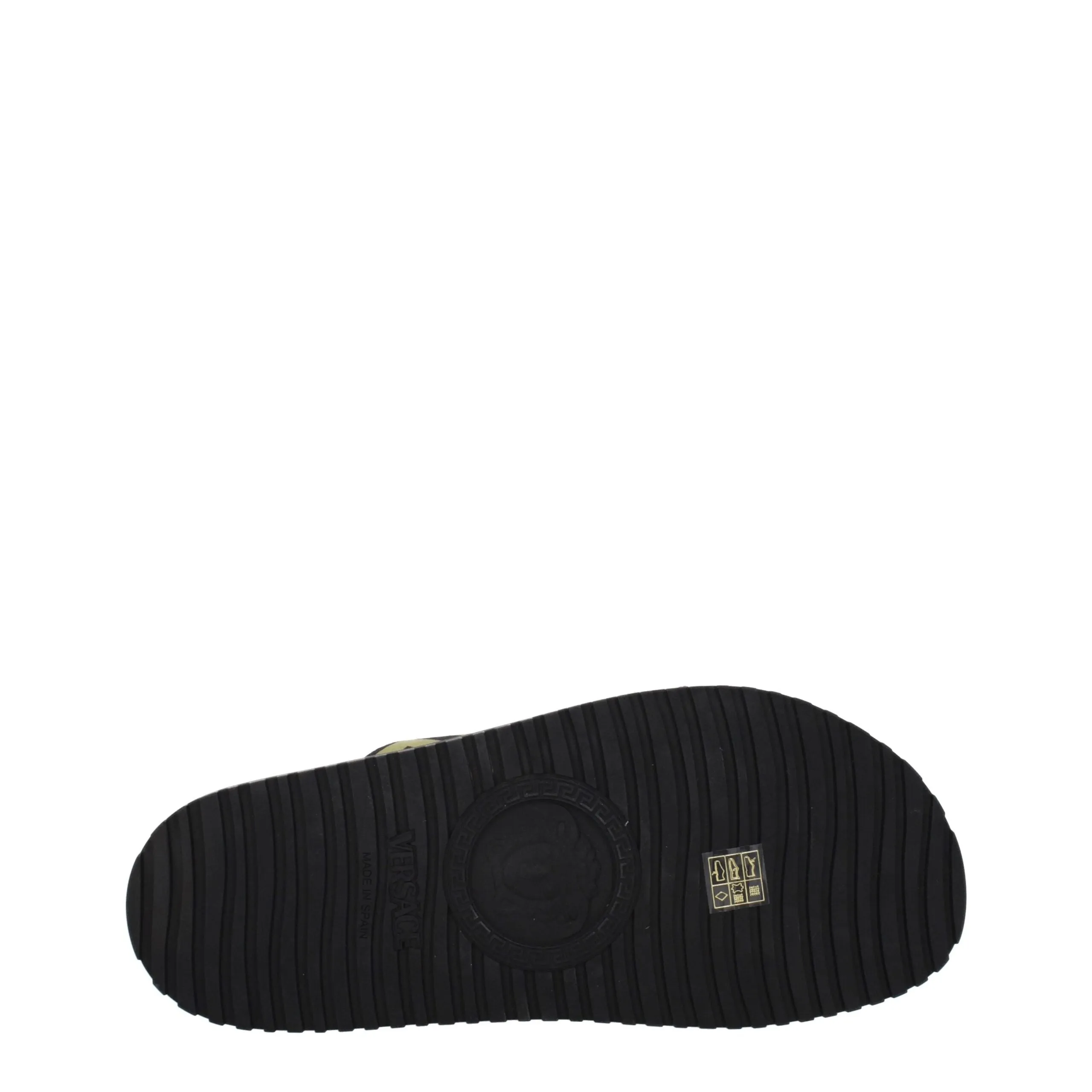 Versace Black Fabric Slippers sold by Siebentaschen product image thumbnail 5