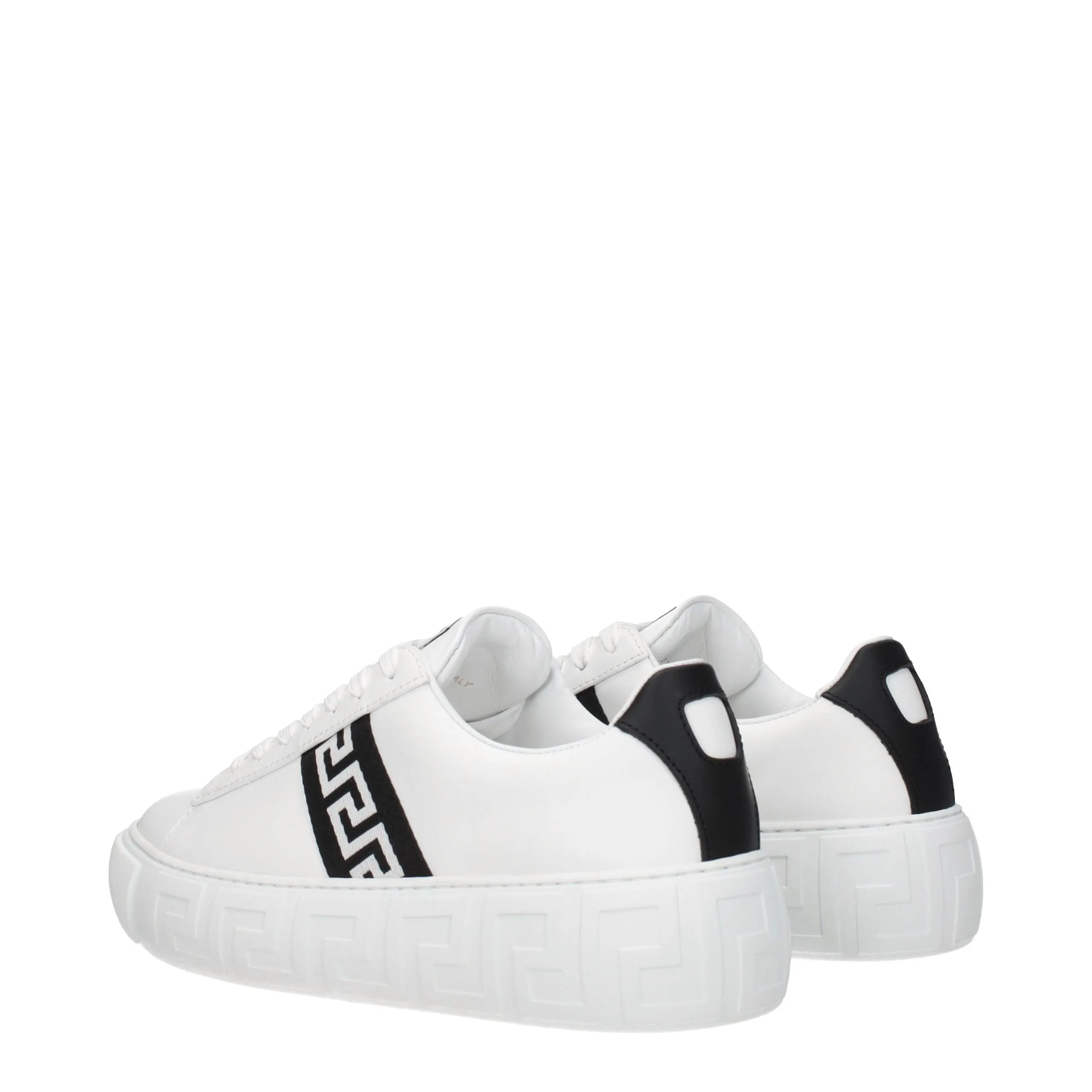 Versace White Leather Low Top Sneakers sold by Siebentaschen product image thumbnail 4
