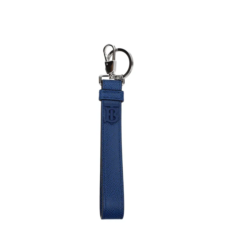 Burberry Blue Leather Keychain sold by Siebentaschen