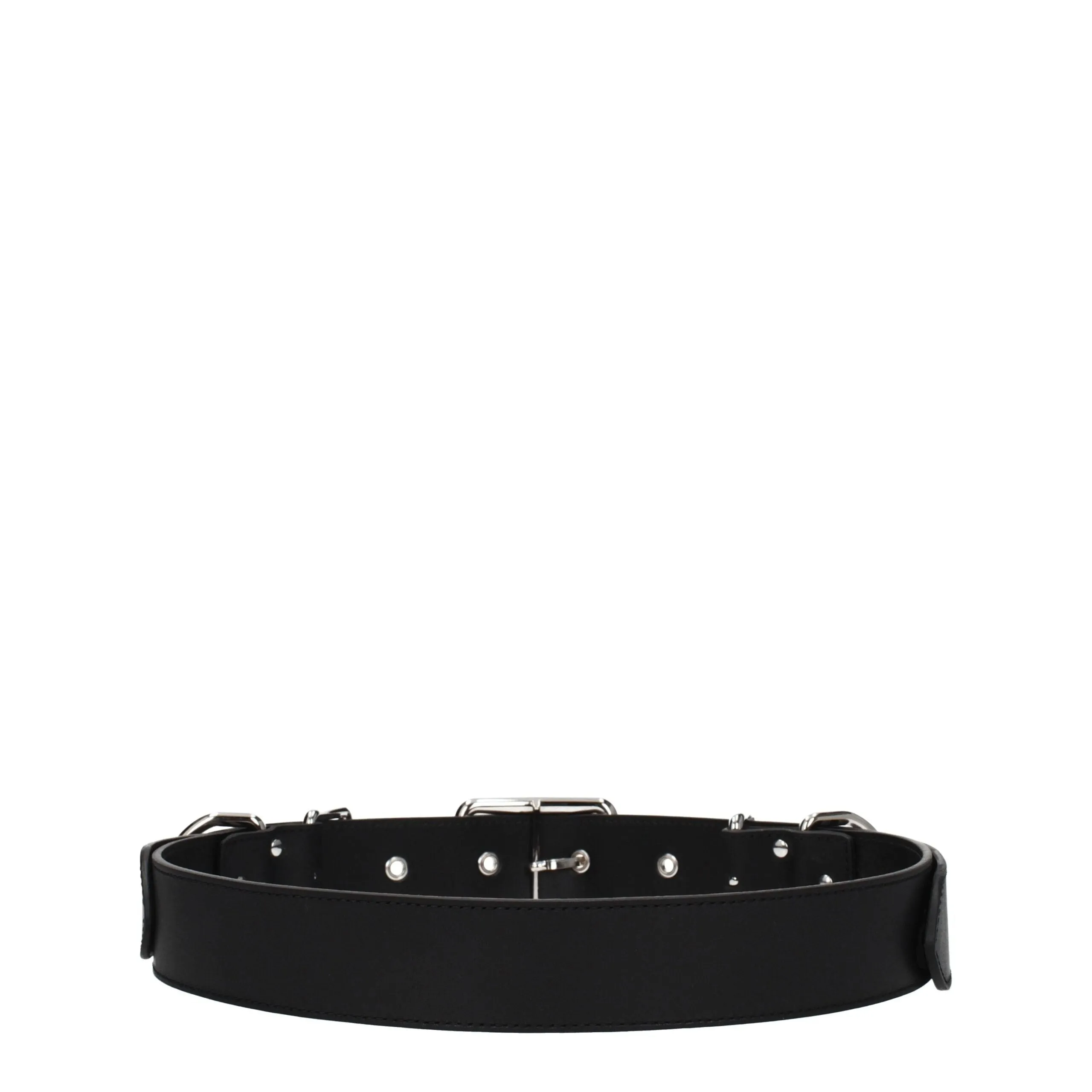 Moschino Black Leather Belt sold by Siebentaschen product image thumbnail 2