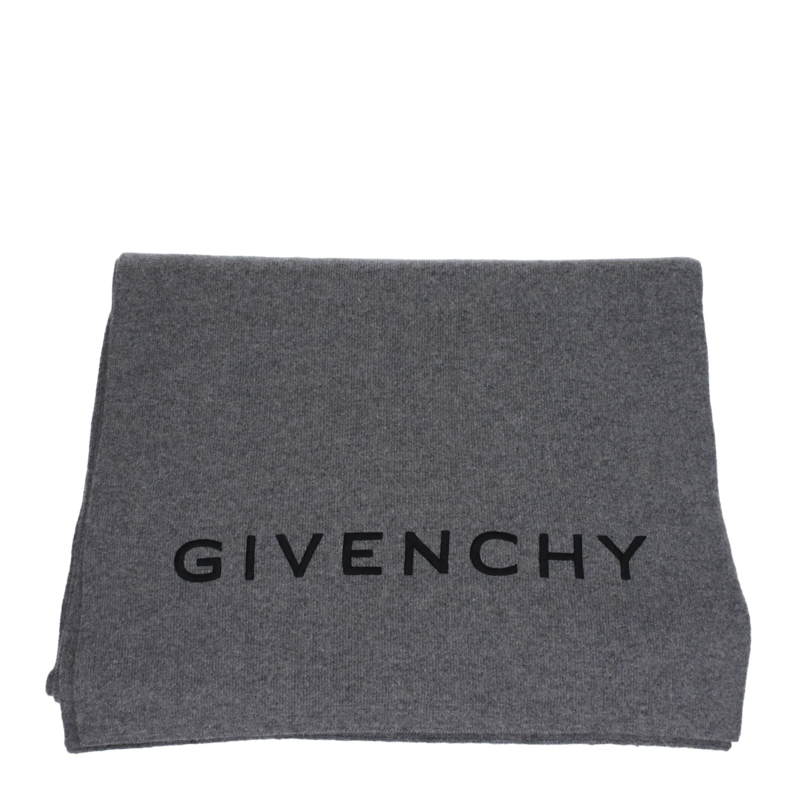 Givenchy Gray Wool Scarf sold by Siebentaschen product image thumbnail 3