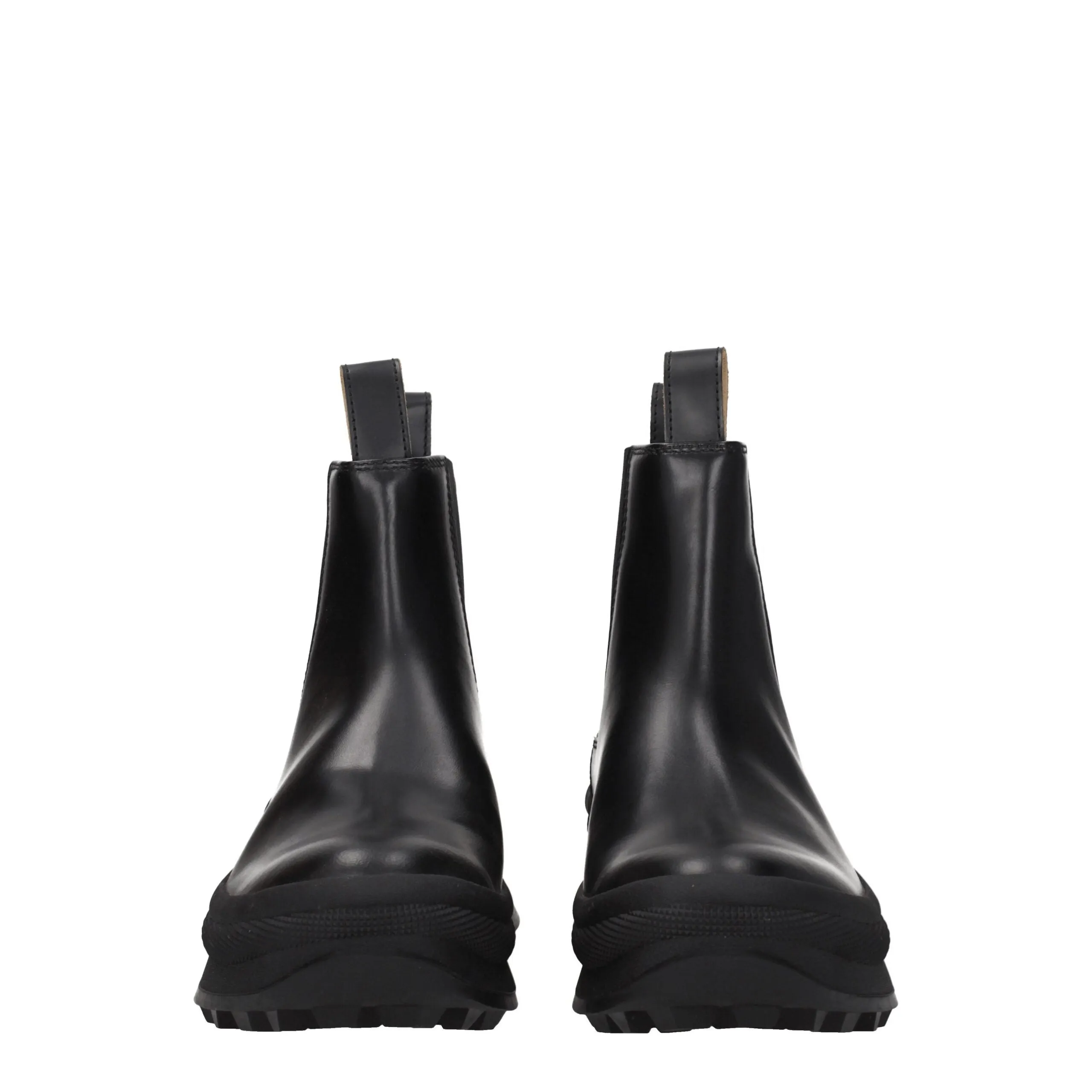 Jil Sander Black Leather Ankle Boots sold by Siebentaschen product image thumbnail 3
