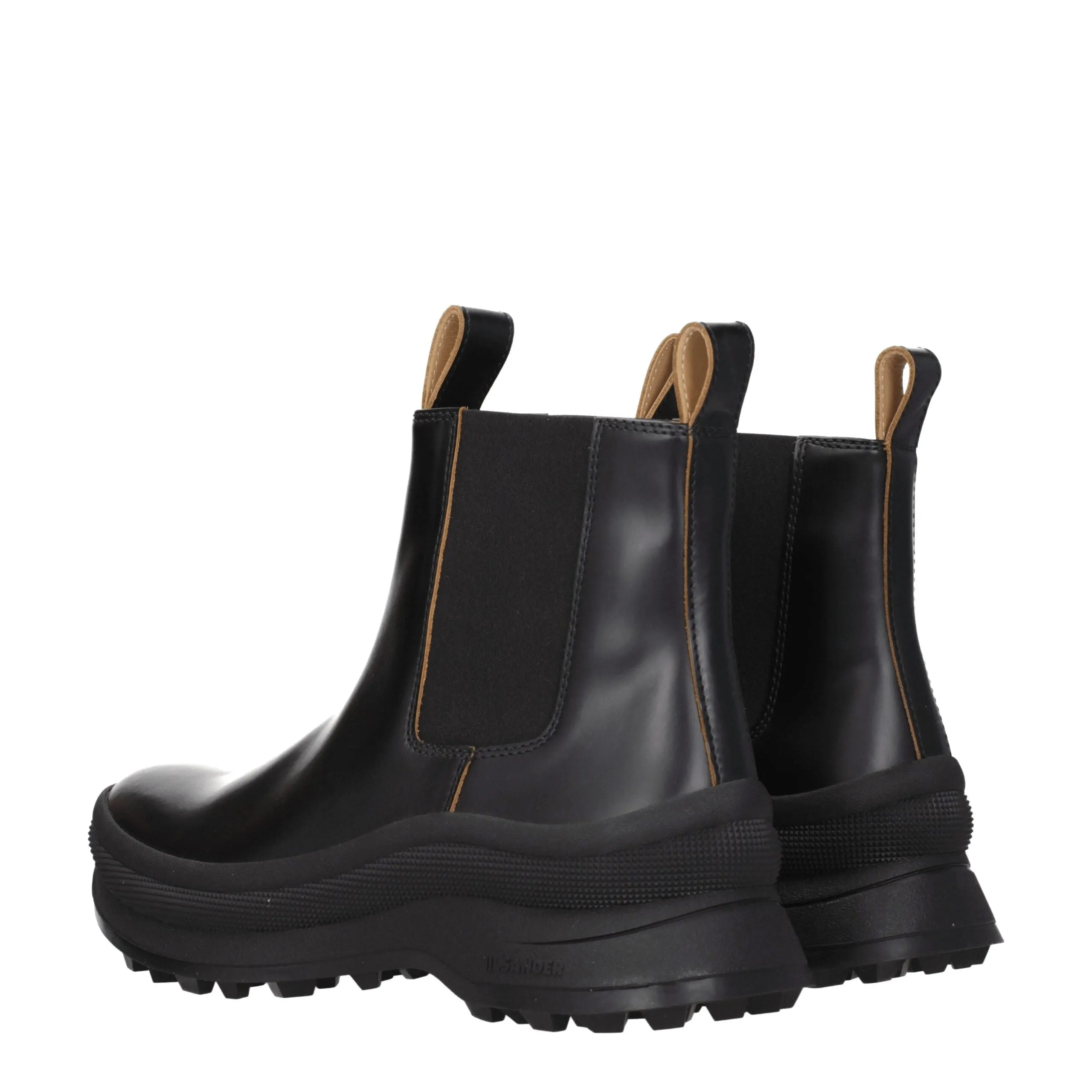 Jil Sander Black Leather Ankle Boots sold by Siebentaschen product image thumbnail 4