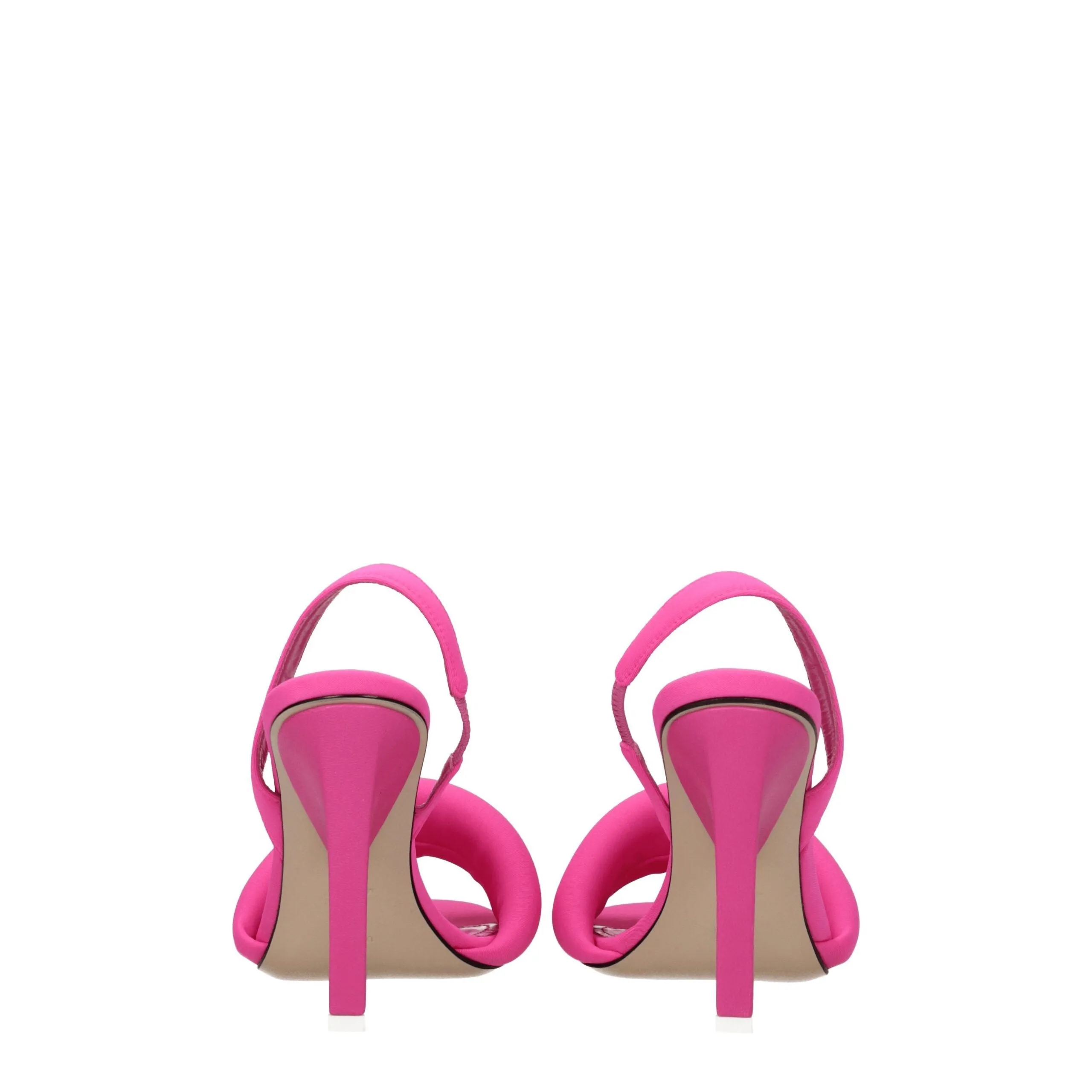 The Attico Pink Fabric Stiletto Heel Sandals sold by Siebentaschen product image thumbnail 5