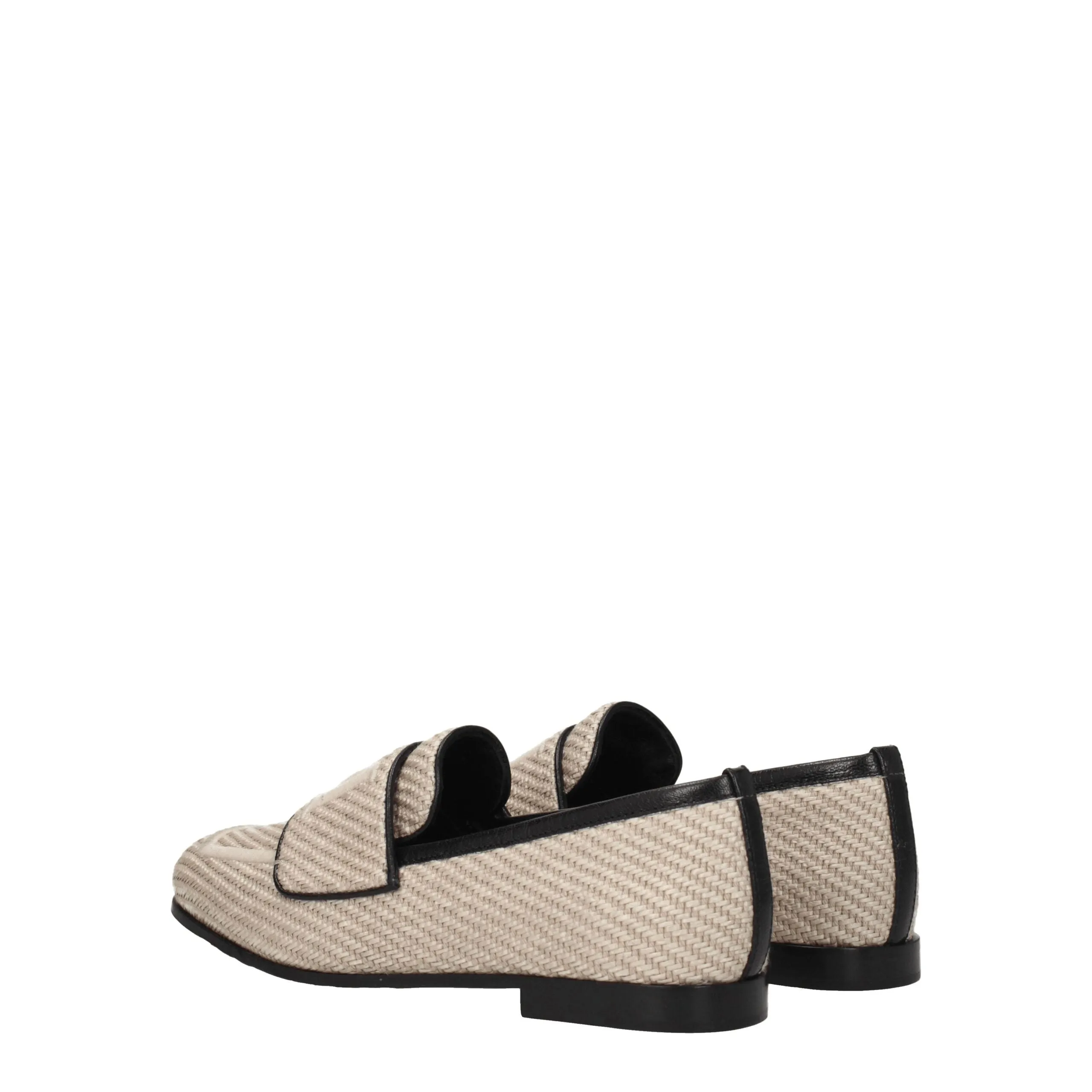 Max Mara Beige Fabric Slip-On Loafers sold by Siebentaschen product image thumbnail 4