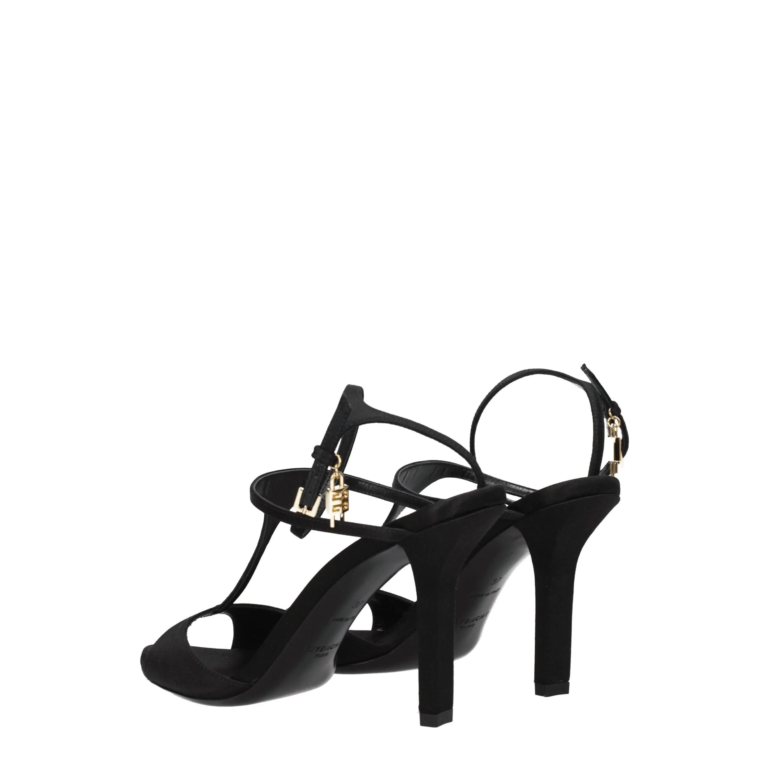 Givenchy Black Satin Stiletto Heel Sandals sold by Siebentaschen product image thumbnail 4