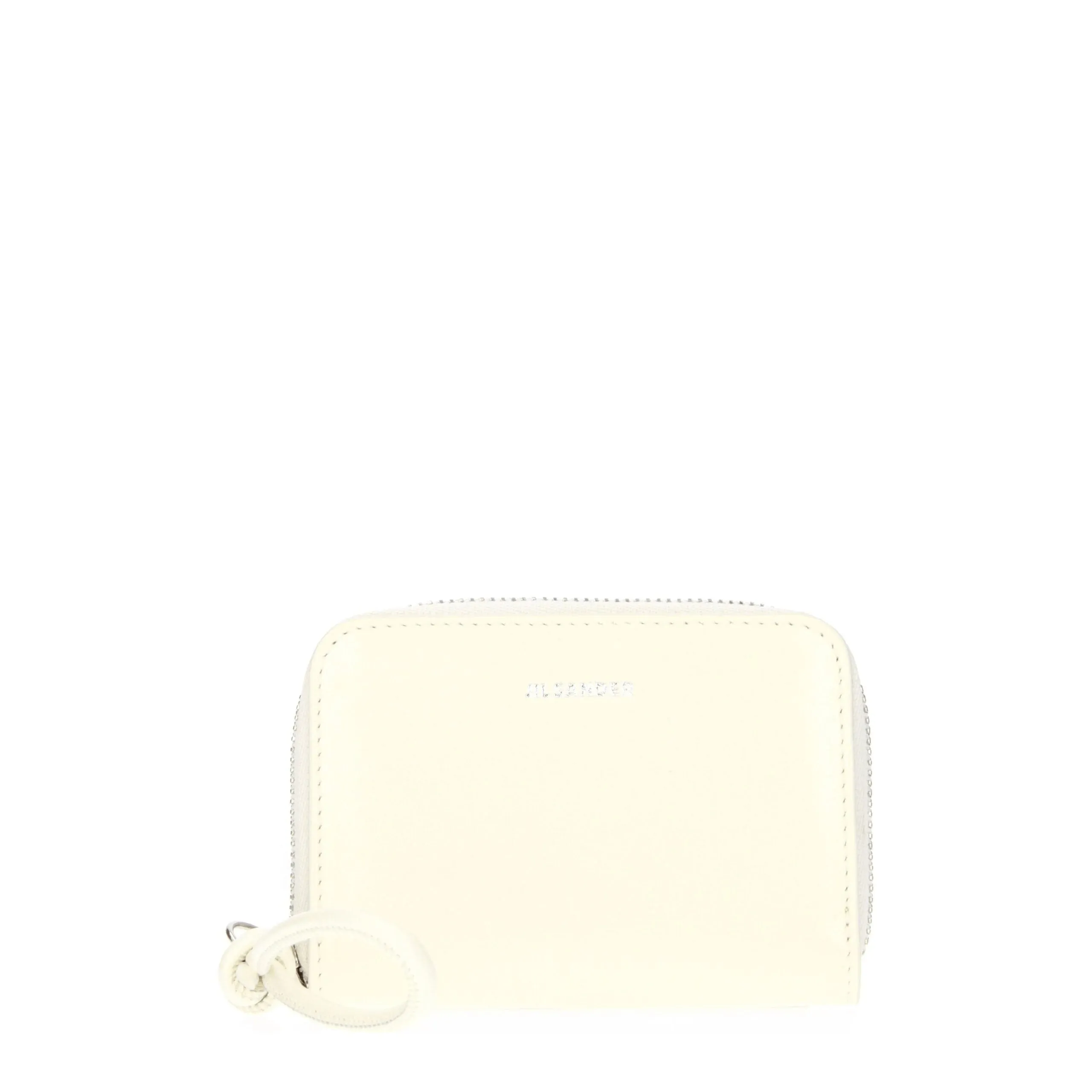 Jil Sander Beige Leather Wallet sold by Siebentaschen