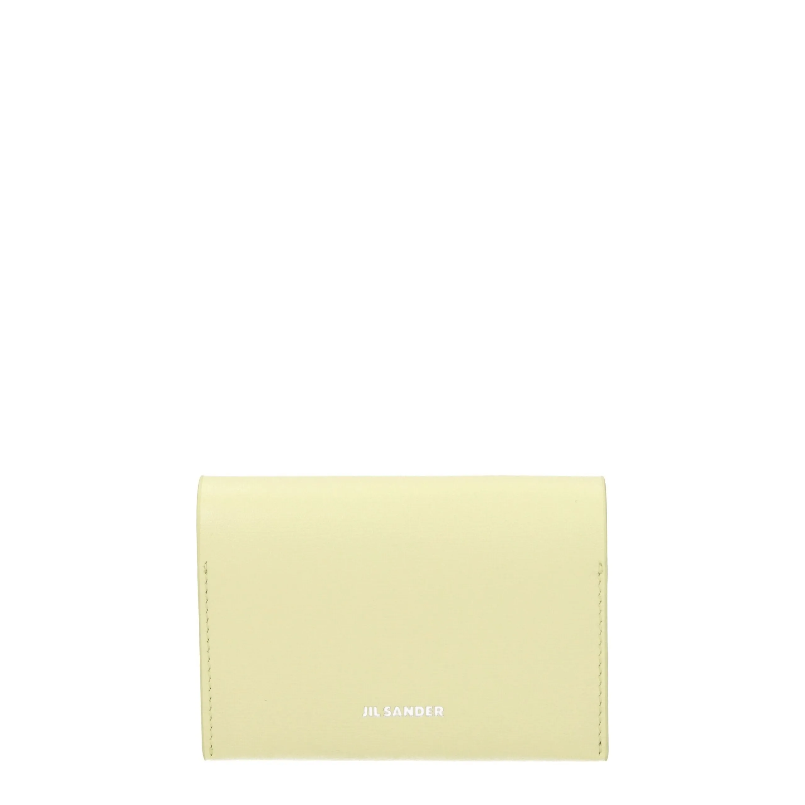 Jil Sander Yellow Leather Cardholder sold by Siebentaschen
