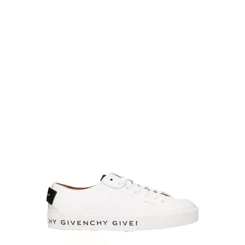 Givenchy White Leather Low Top Sneakers sold by Siebentaschen