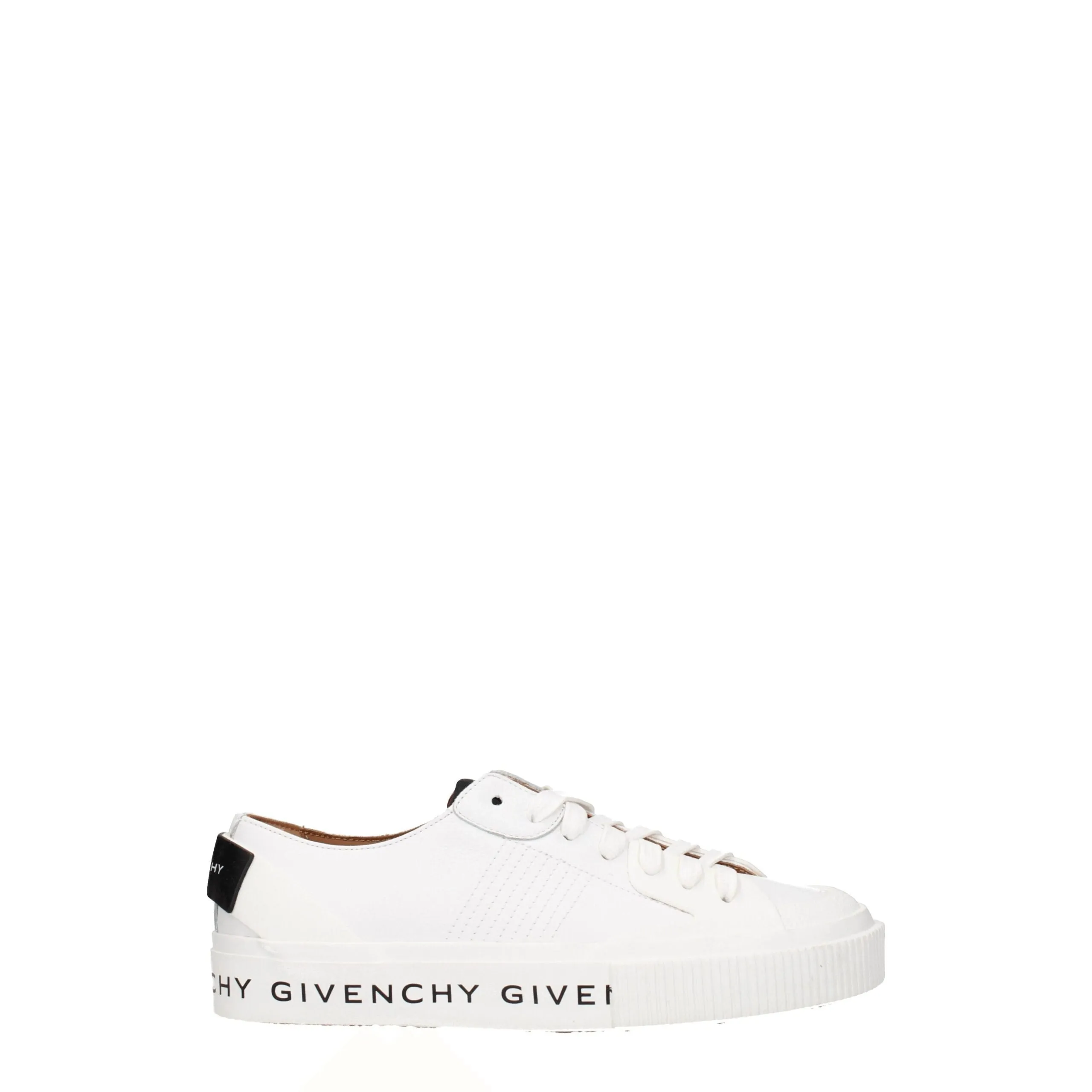 Givenchy White Leather Low Top Sneakers sold by Siebentaschen