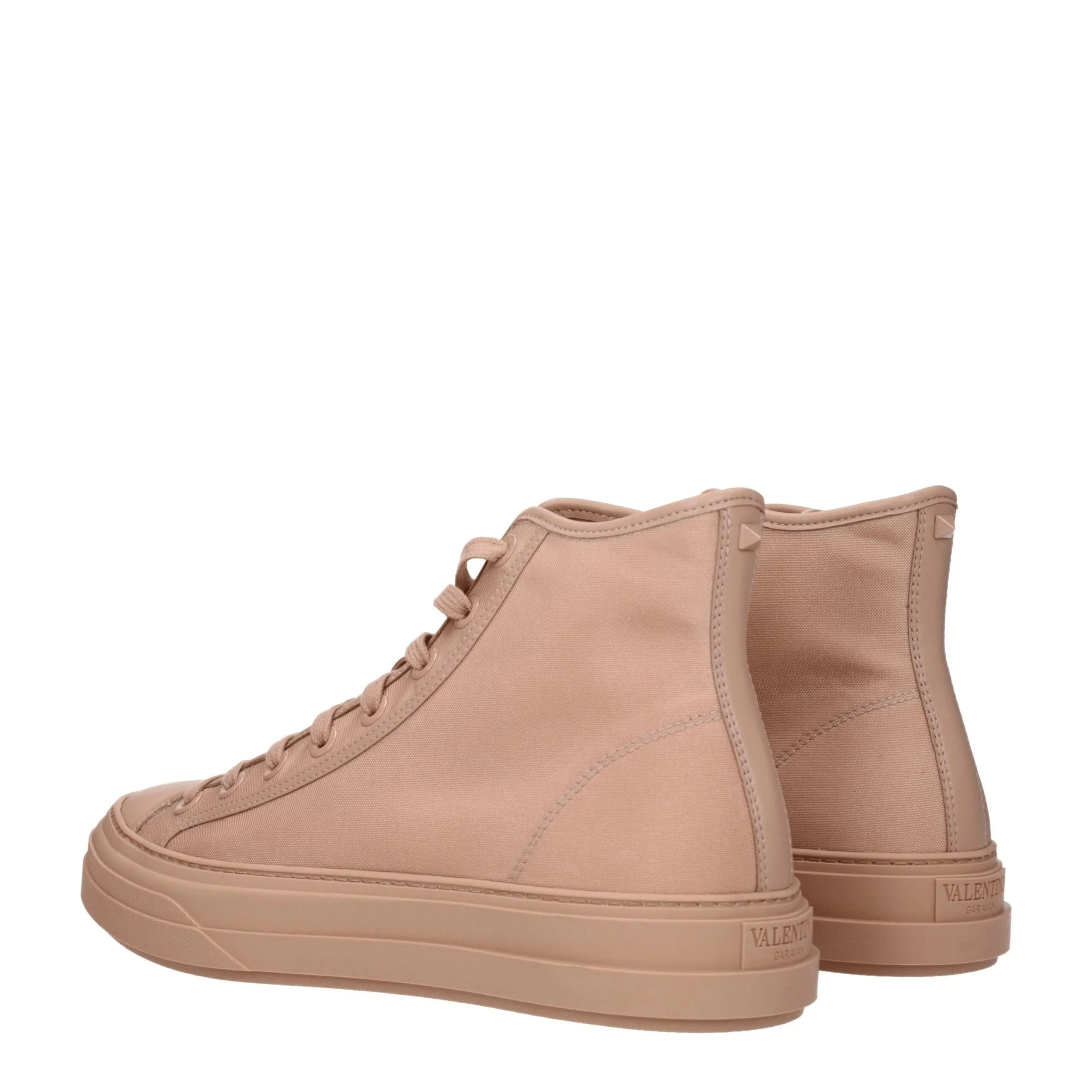Valentino Garavani Pink Fabric High Top Sneakers sold by Siebentaschen product image thumbnail 4