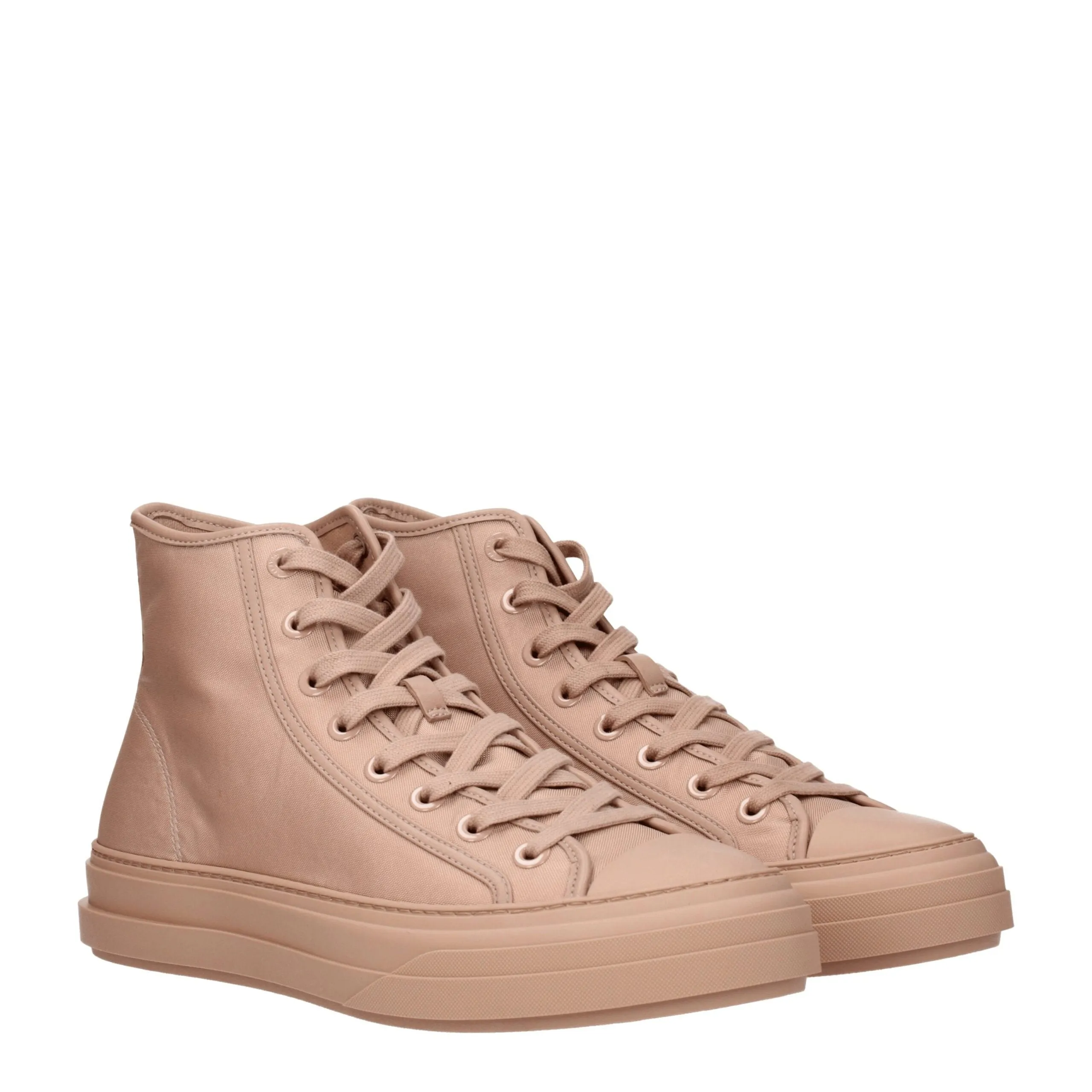 Valentino Garavani Pink Fabric High Top Sneakers sold by Siebentaschen product image thumbnail 2