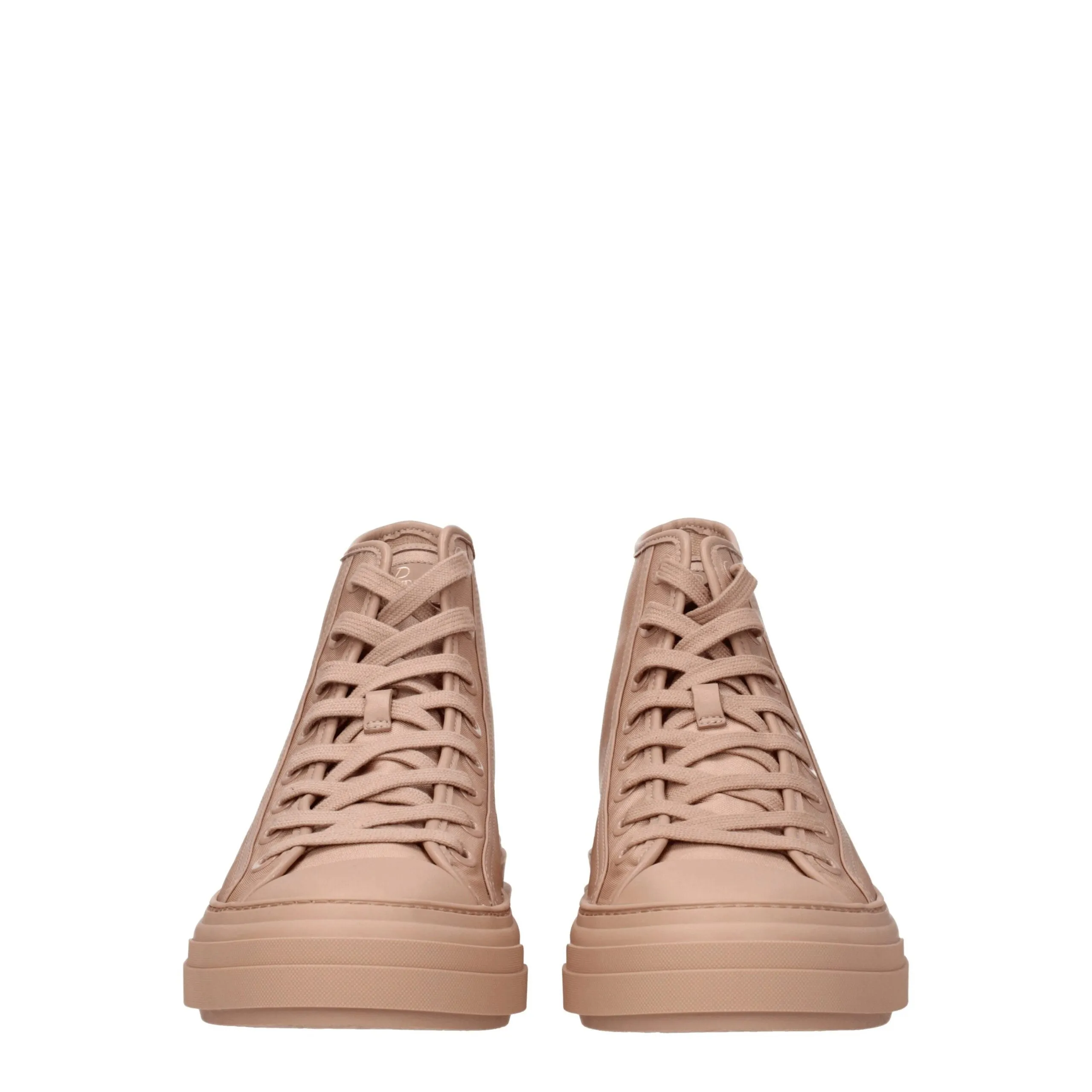 Valentino Garavani Pink Fabric High Top Sneakers sold by Siebentaschen product image thumbnail 3