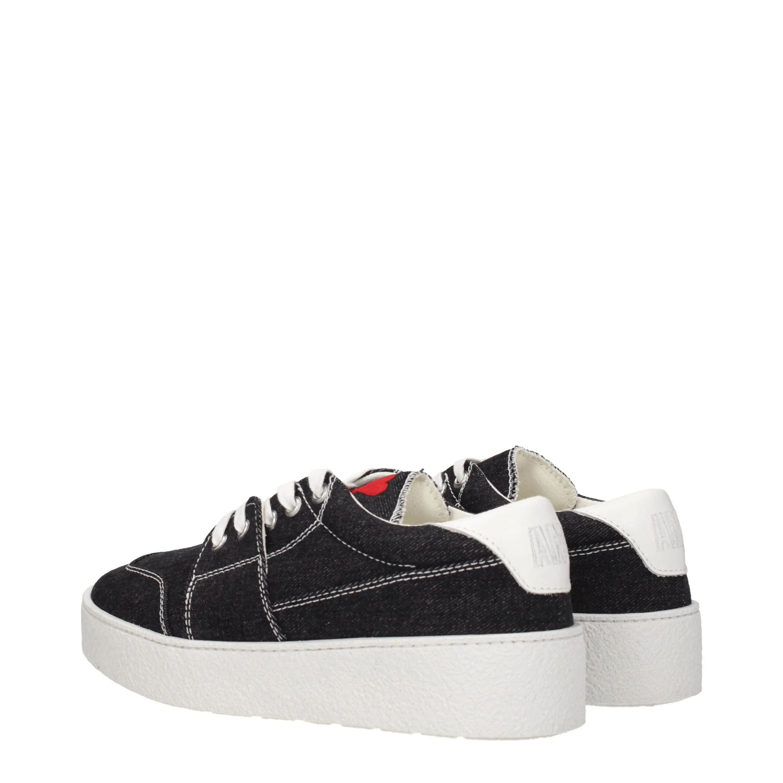 Ami Paris Black Fabric Low Top Sneakers sold by Siebentaschen product image thumbnail 4