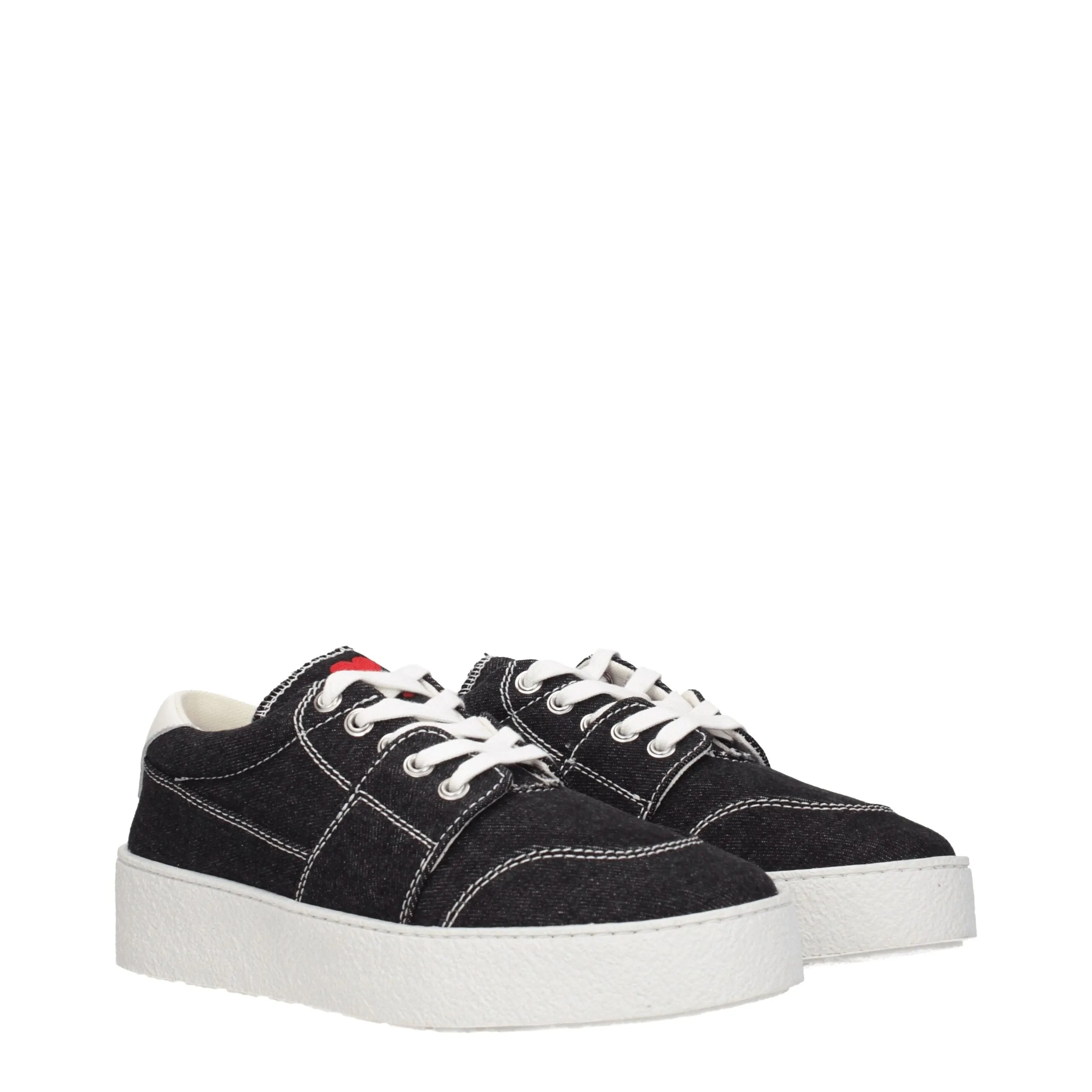 Ami Paris Black Fabric Low Top Sneakers sold by Siebentaschen product image thumbnail 2