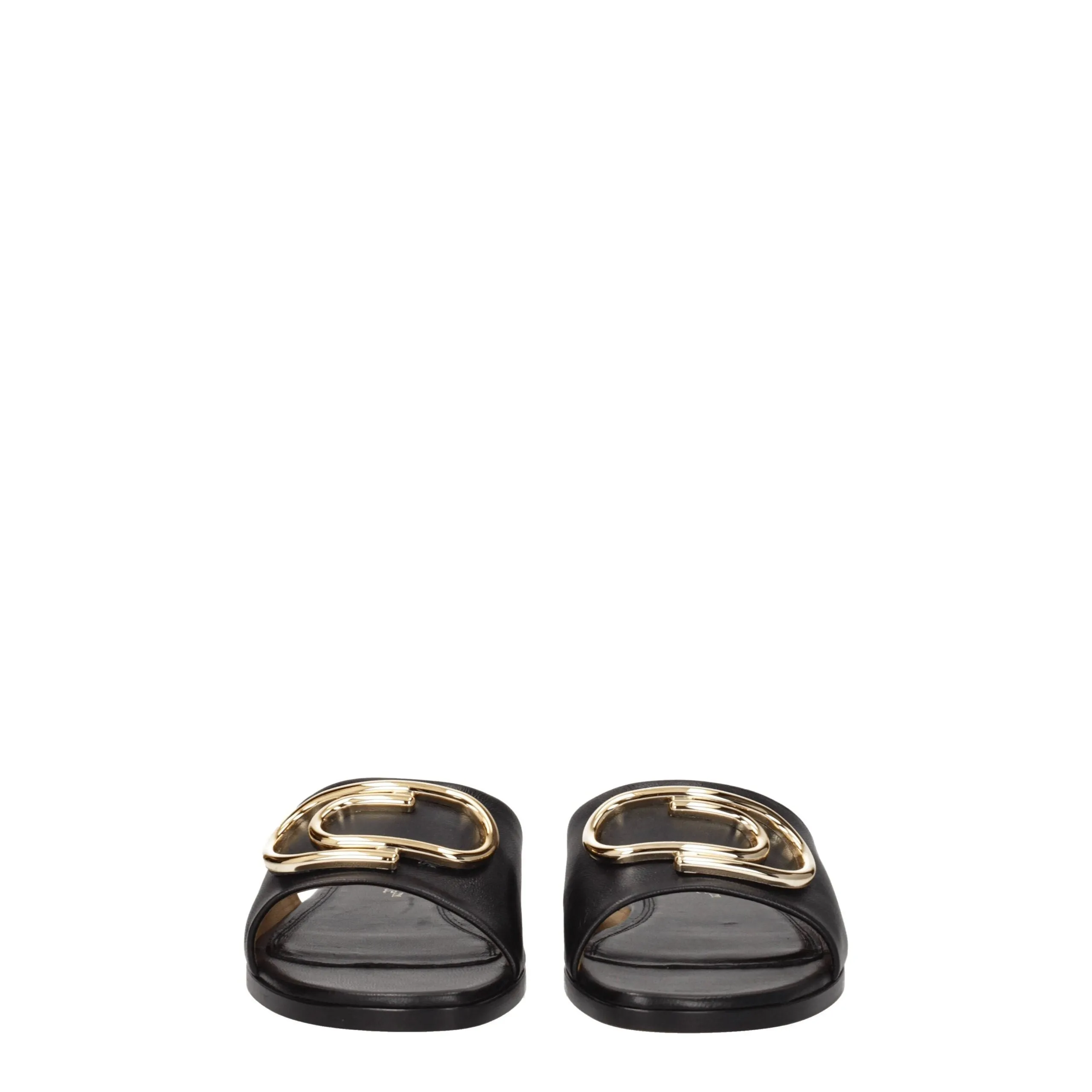 Off-White Black Leather Slippers sold by Siebentaschen product image thumbnail 3