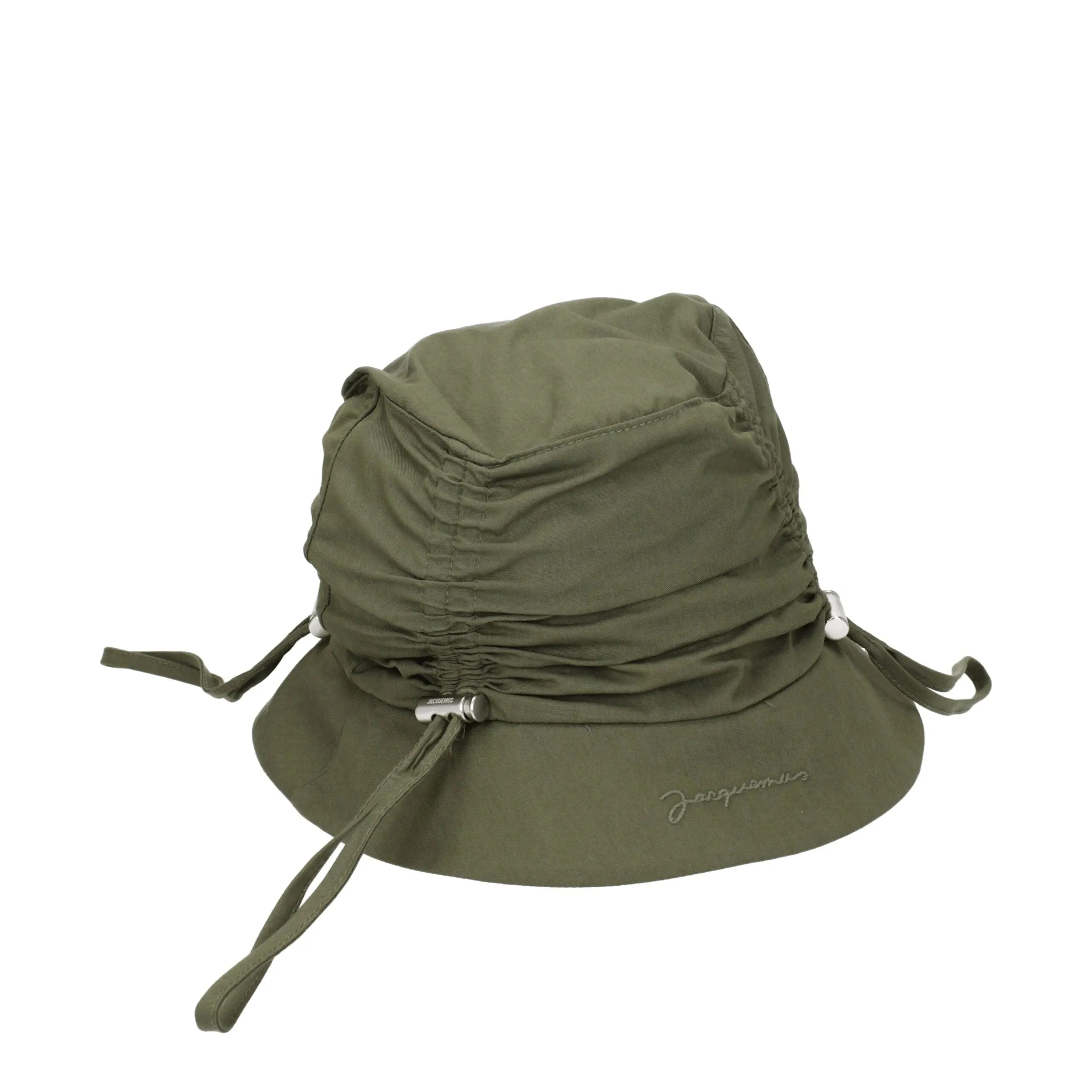 Jacquemus Green Cotton Bucket Hat sold by Siebentaschen