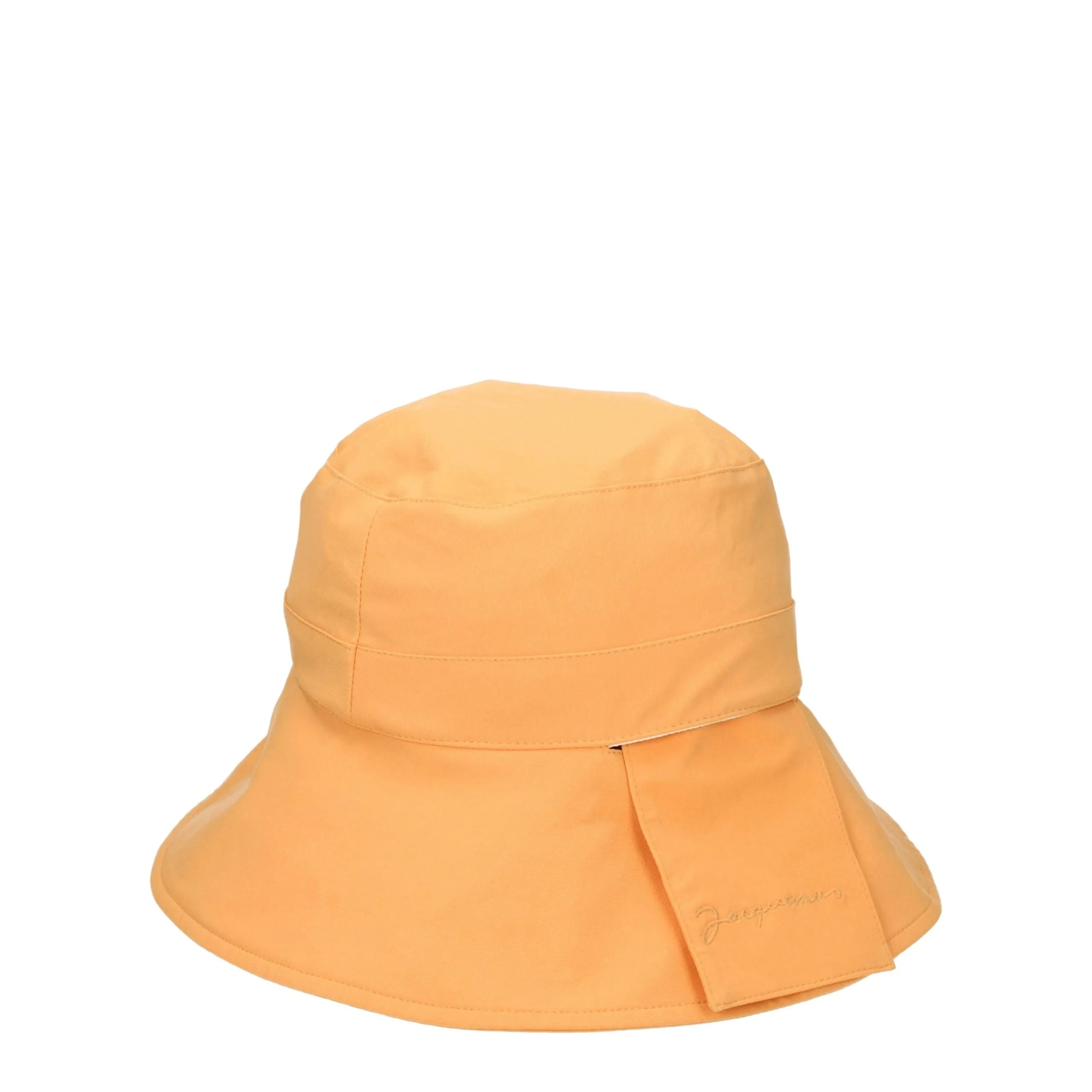 Jacquemus Orange Polyamide Bucket Hat sold by Siebentaschen