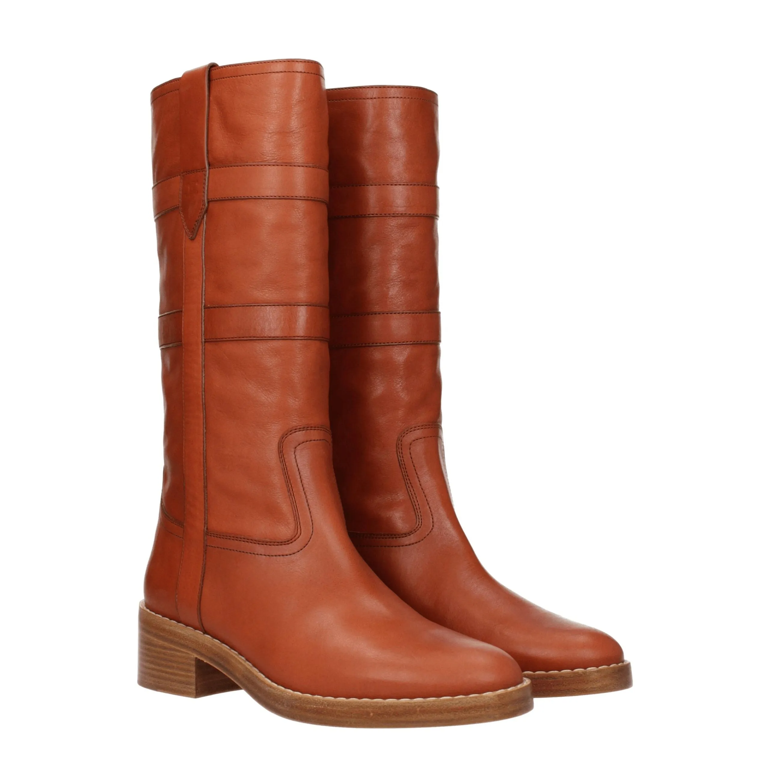 Celine Brown Leather Boots sold by Siebentaschen product image thumbnail 2