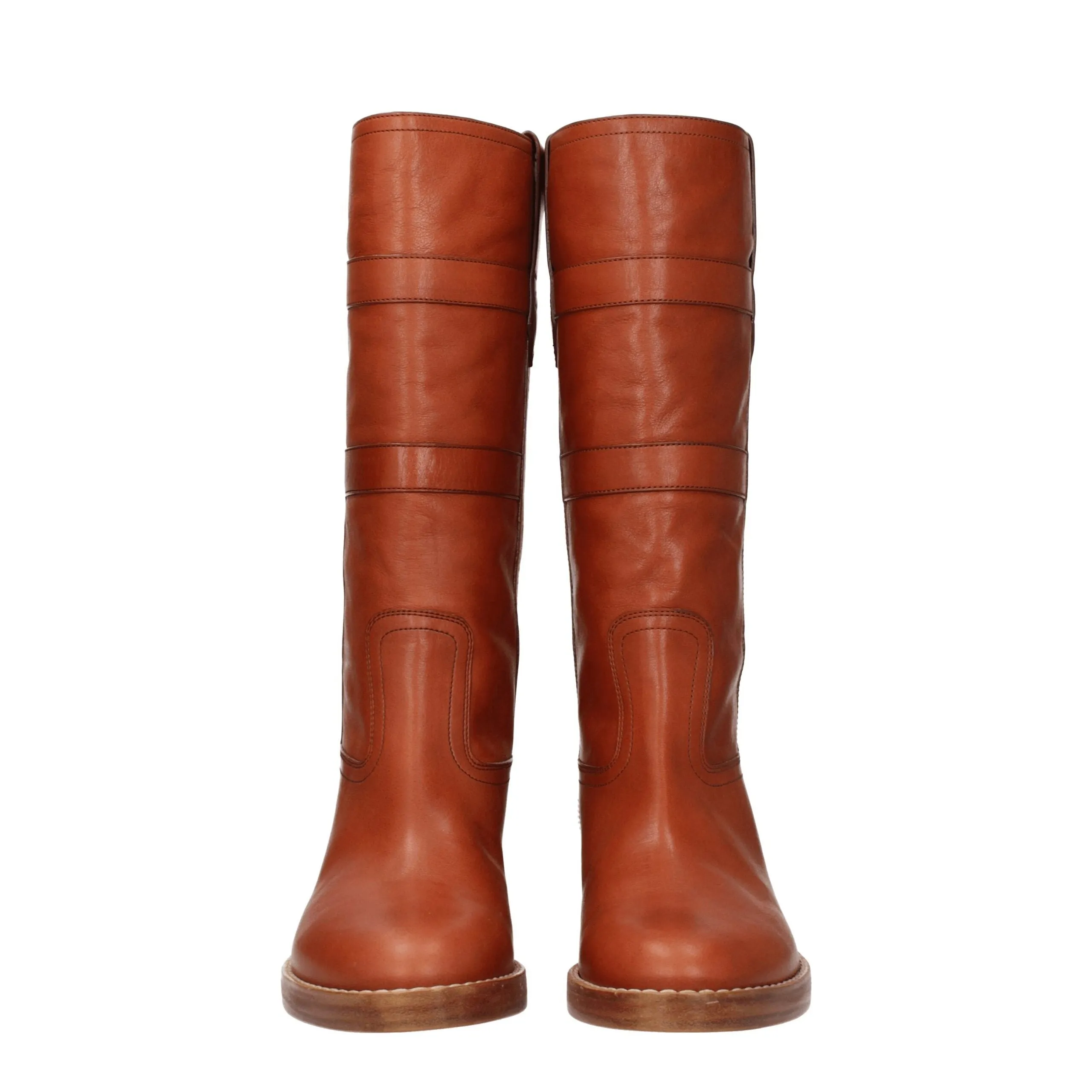 Celine Brown Leather Boots sold by Siebentaschen product image thumbnail 3