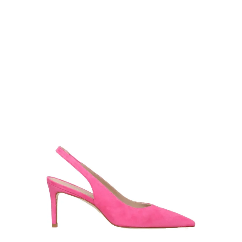 Stuart Weitzman Pink Leather High Heel Pumps sold by Siebentaschen