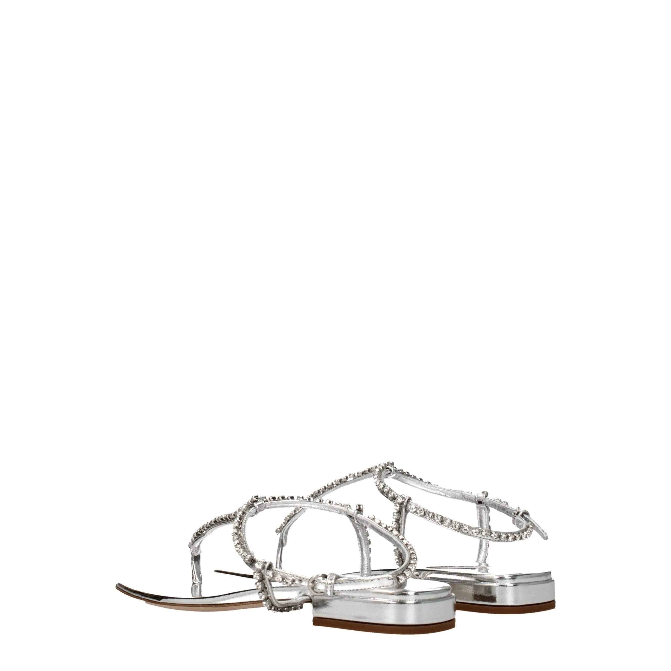 Miu Miu Gray Leather Flip-Flop Sandals sold by Siebentaschen product image thumbnail 4
