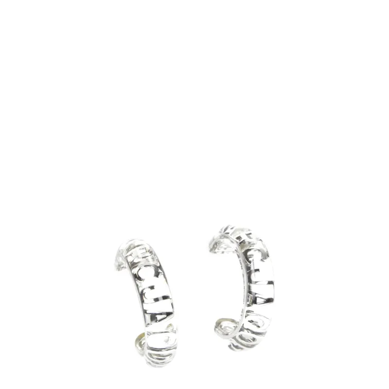 Marc Jacobs Transparent Plastic Earrings sold by Siebentaschen