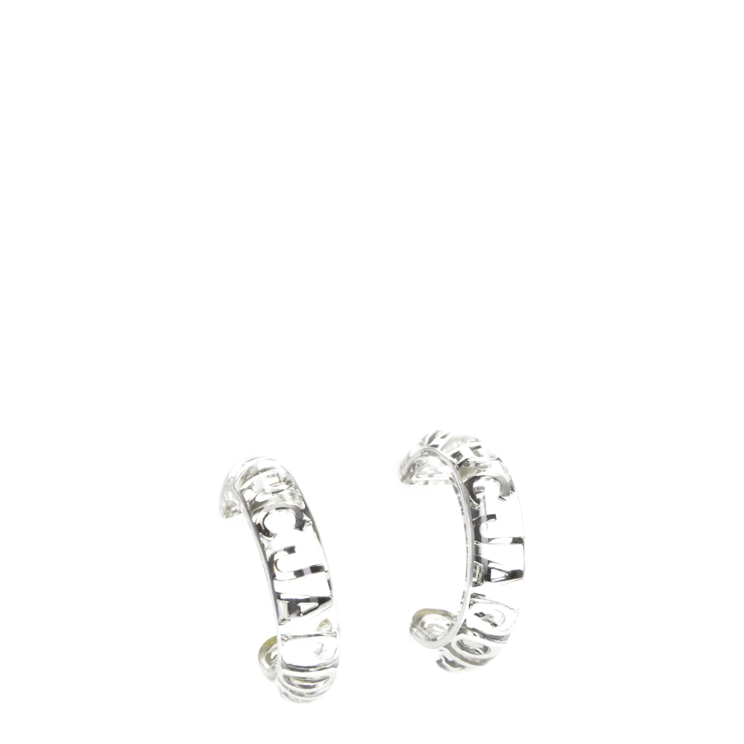 Marc Jacobs Transparent Plastic Earrings sold by Siebentaschen