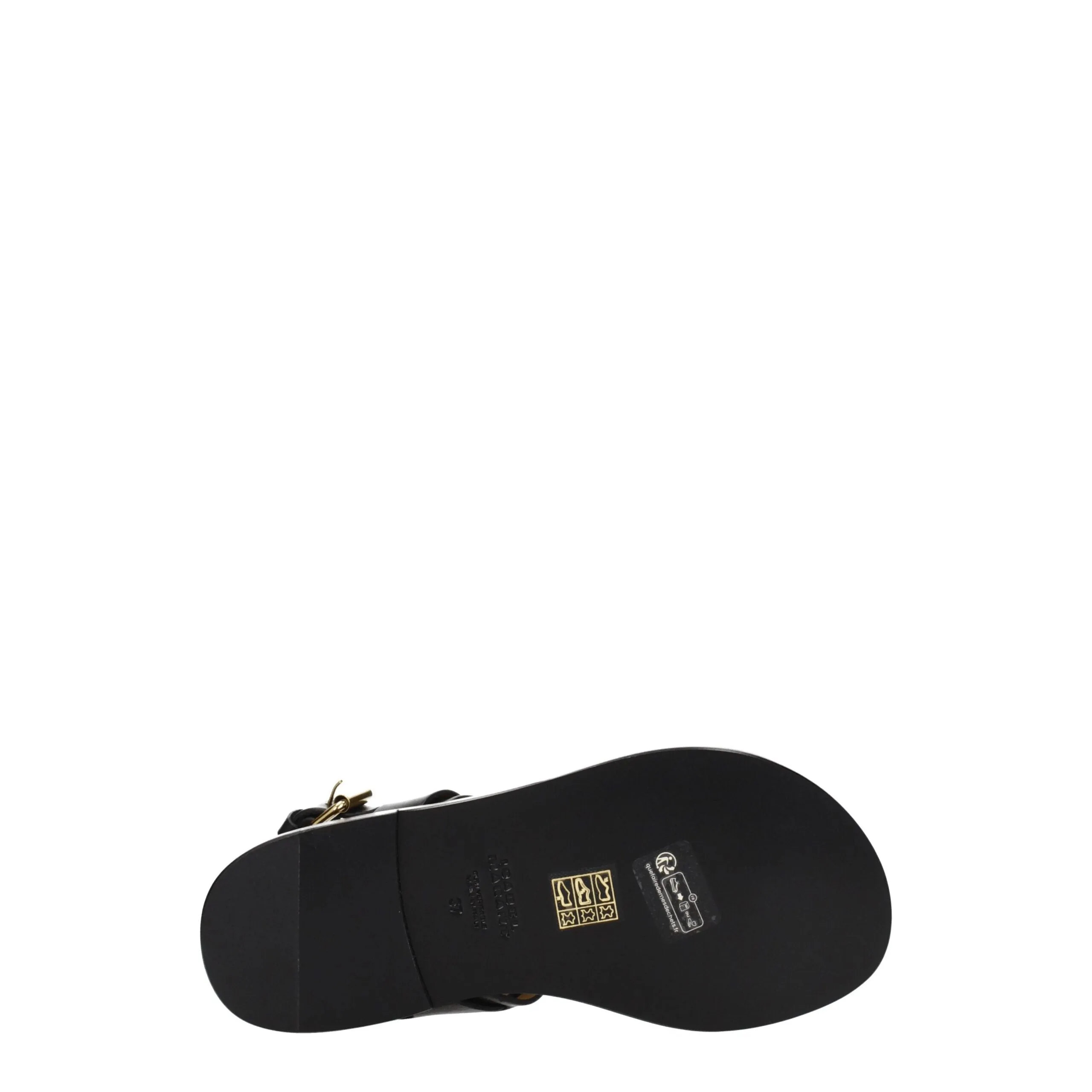 Isabel Marant Black Leather Flip-Flop Sandals sold by Siebentaschen product image thumbnail 5