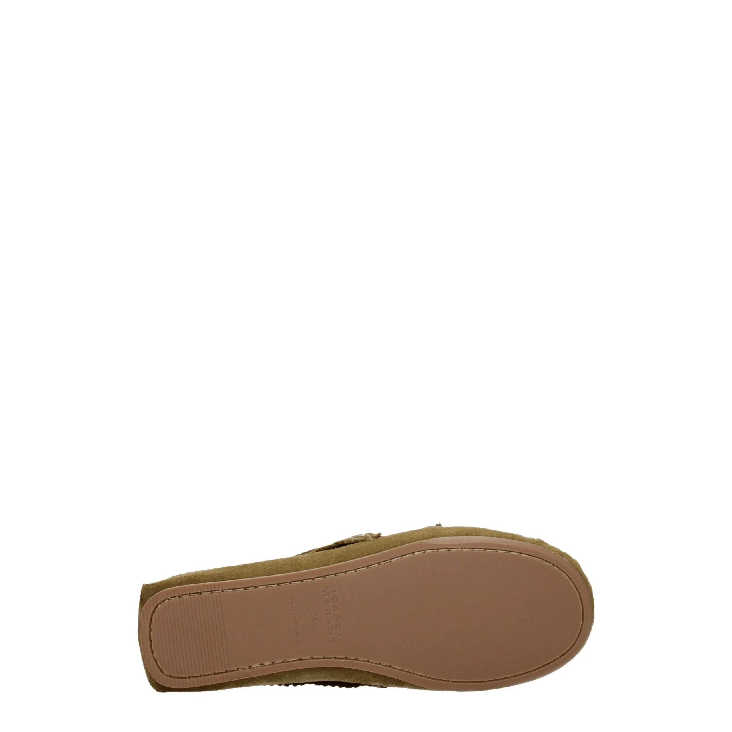 Isabel Marant Green Leather Slip-On Loafers sold by Siebentaschen product image thumbnail 5
